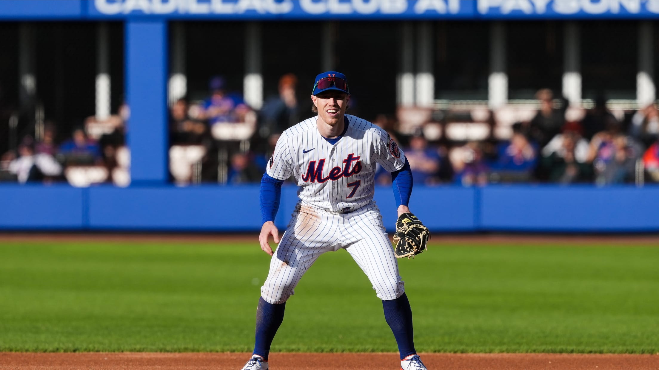 Brett Baty's sliding stop