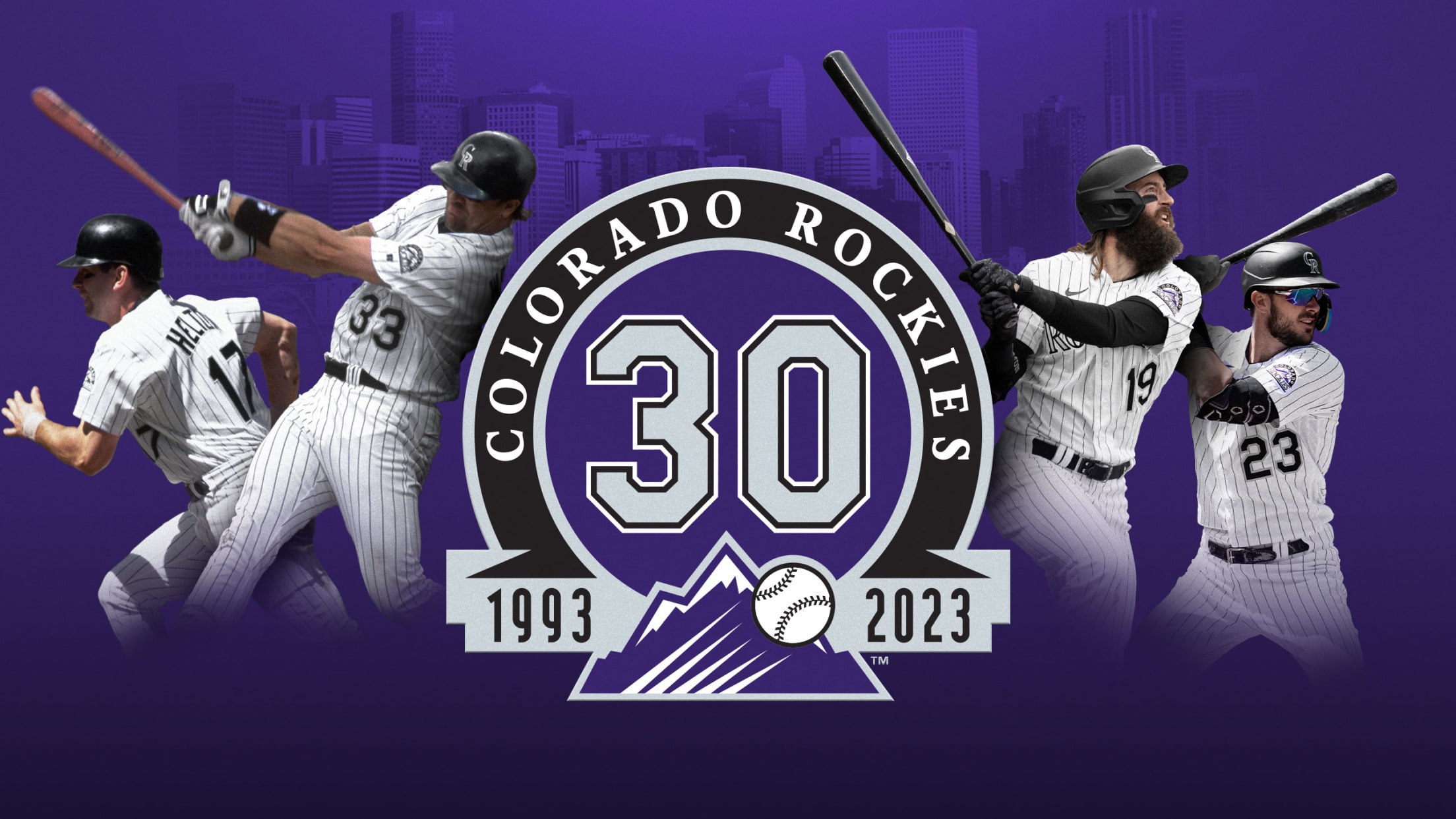 Official Colorado rockies major league baseball team logo 2023 T