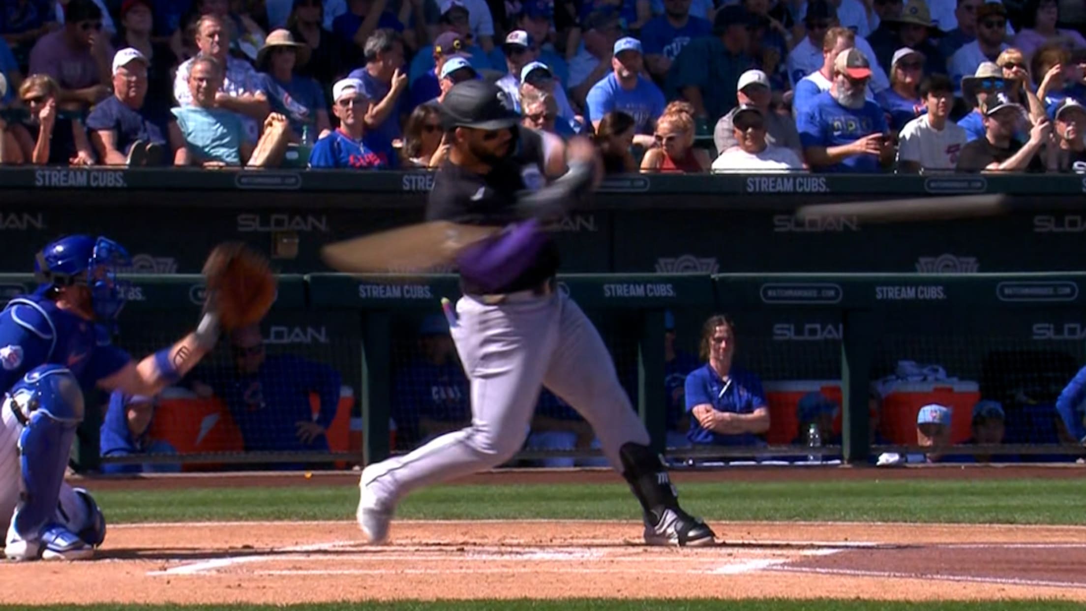 Edgar Quero's first homer of the spring