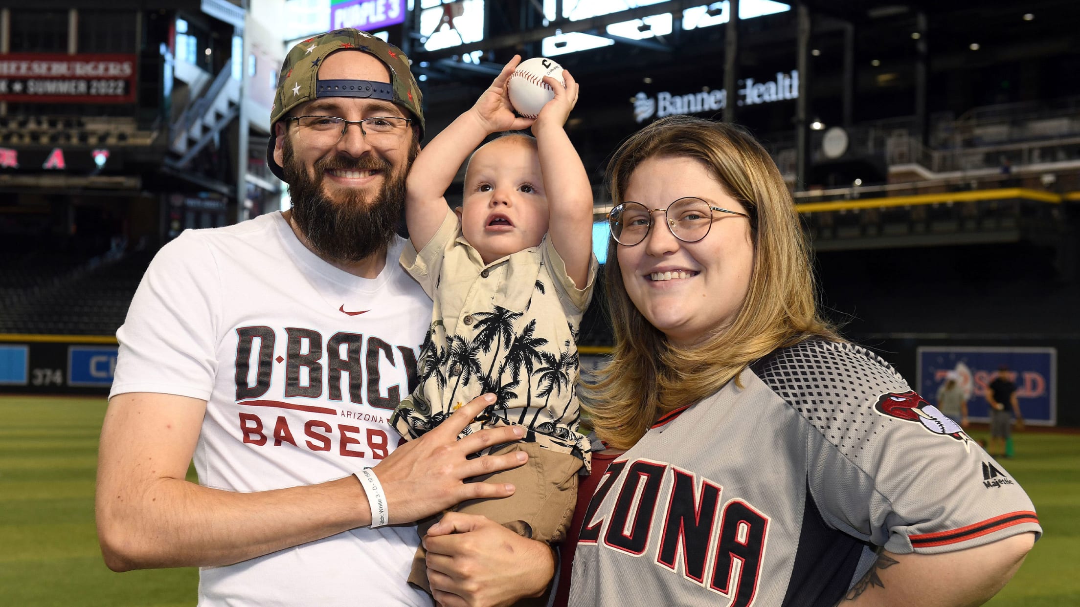 Family Photos On The Field 