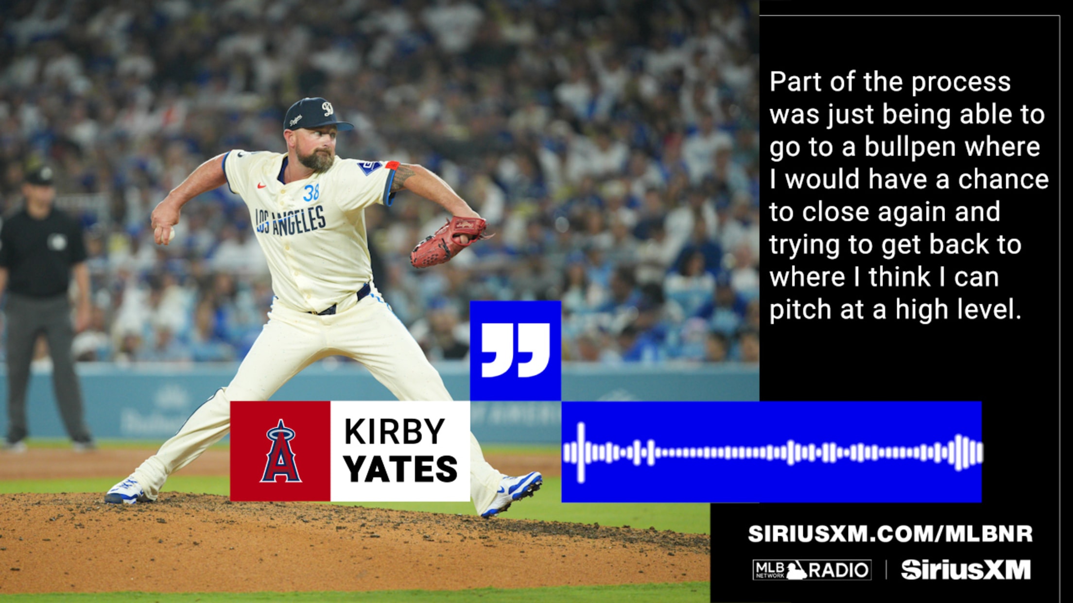 Kirby Yates on pitching for the Angels, closing, more