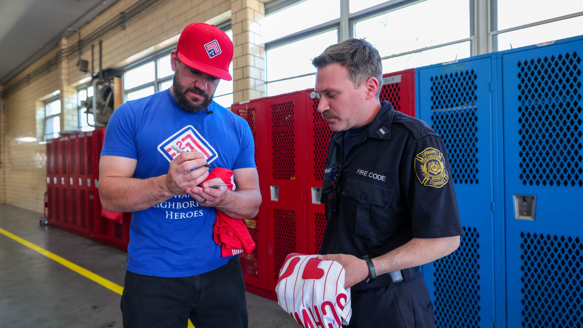 20260414_Schwarber Neighborhood Heroes Visit-7