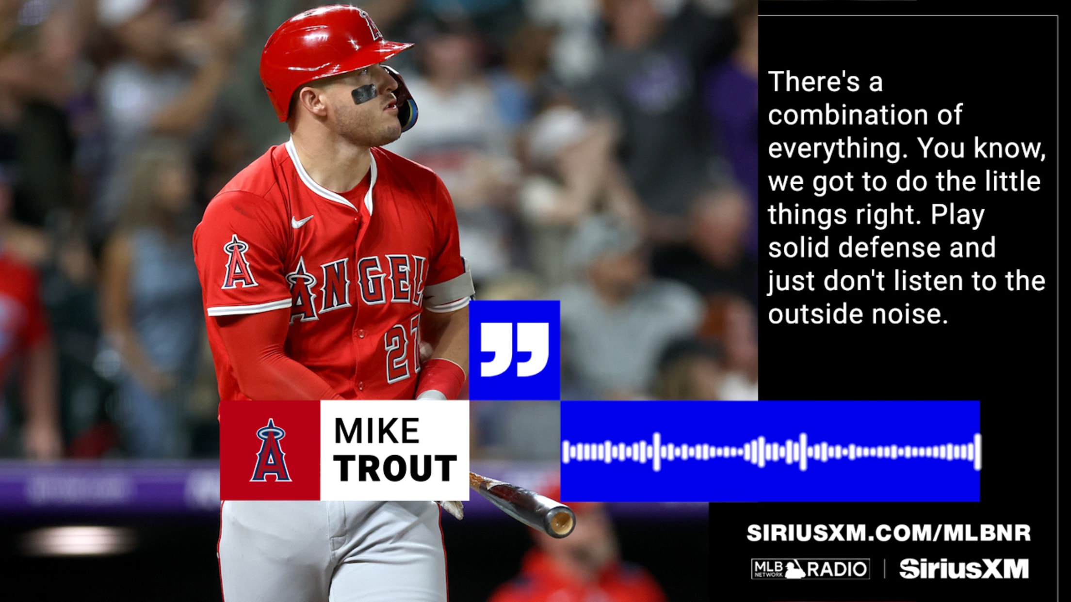 Mike Trout: 'I'm gonna be playing center field'