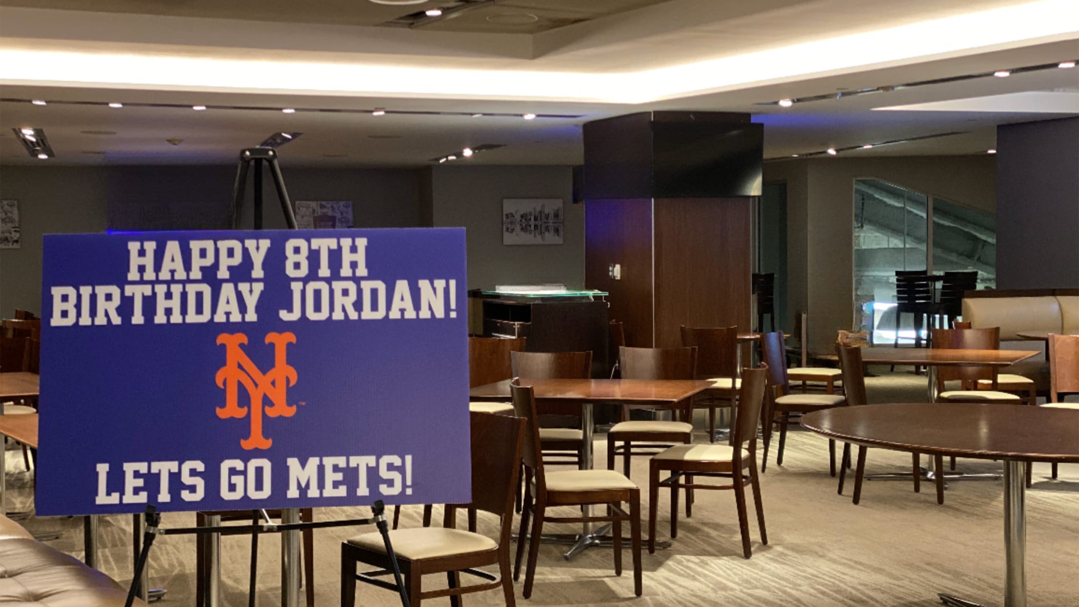 New York Mets Baseball Birthday Invitation