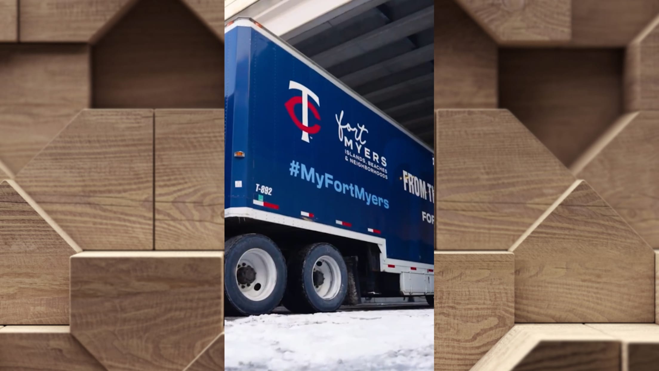 Twins pack up team truck and head to Florida