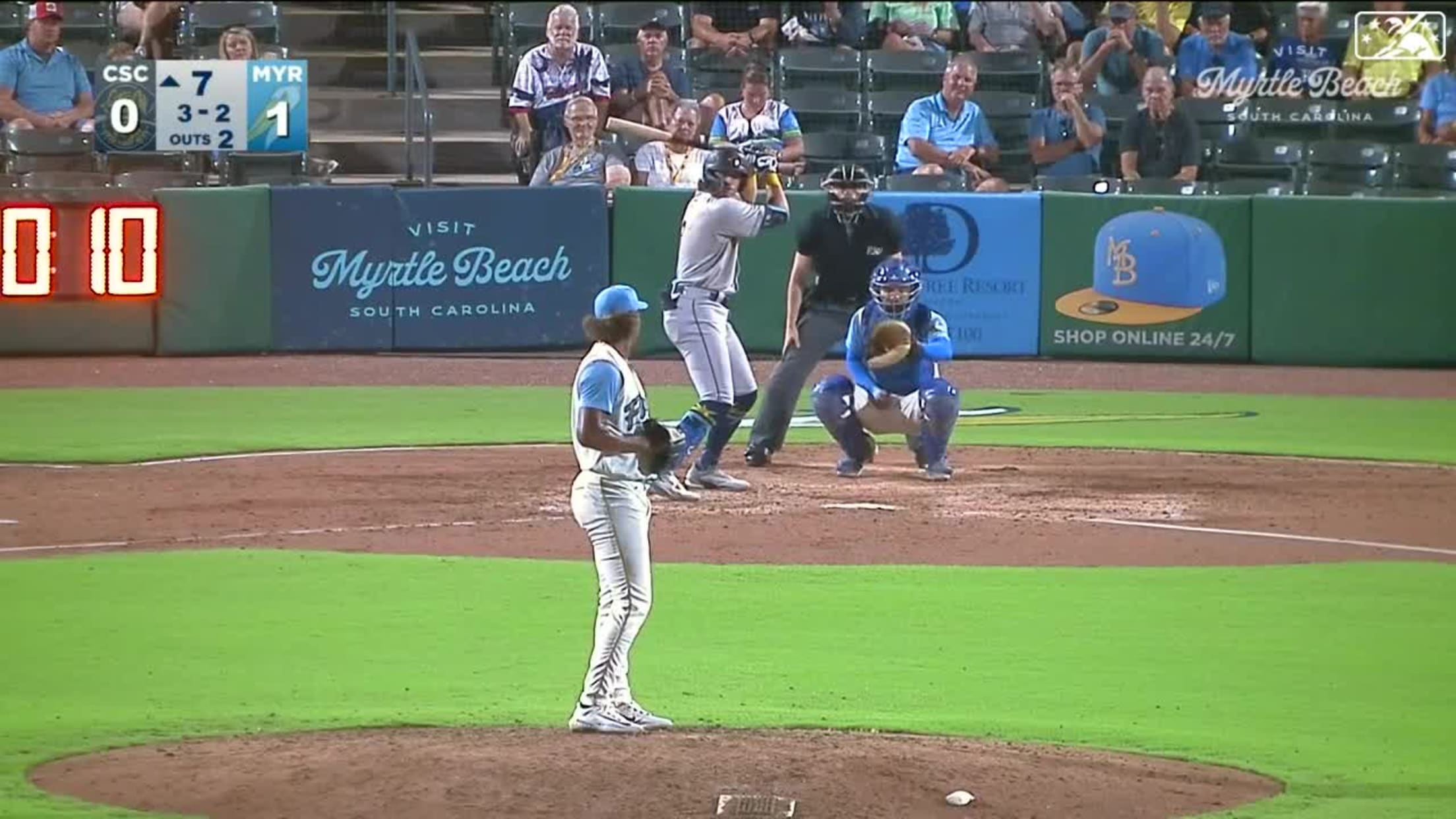 Kevin Valdez's ninth strikeout