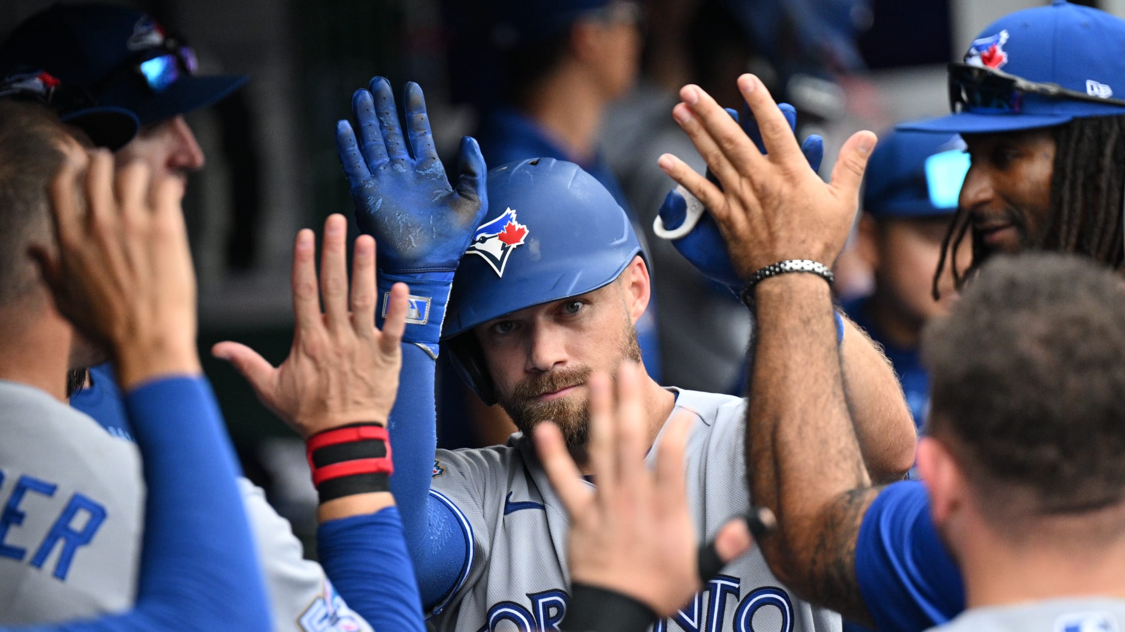 The Blue Jays' four-run inning