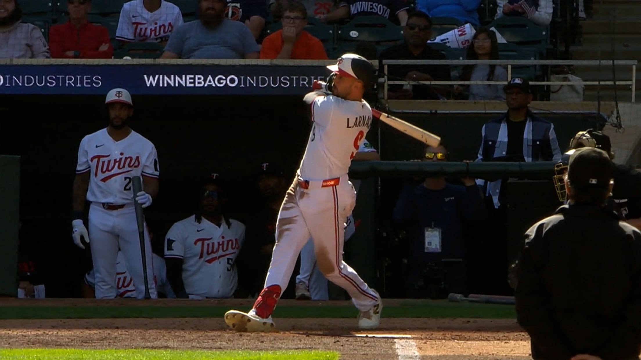 Trevor Larnach's solo homer (13)