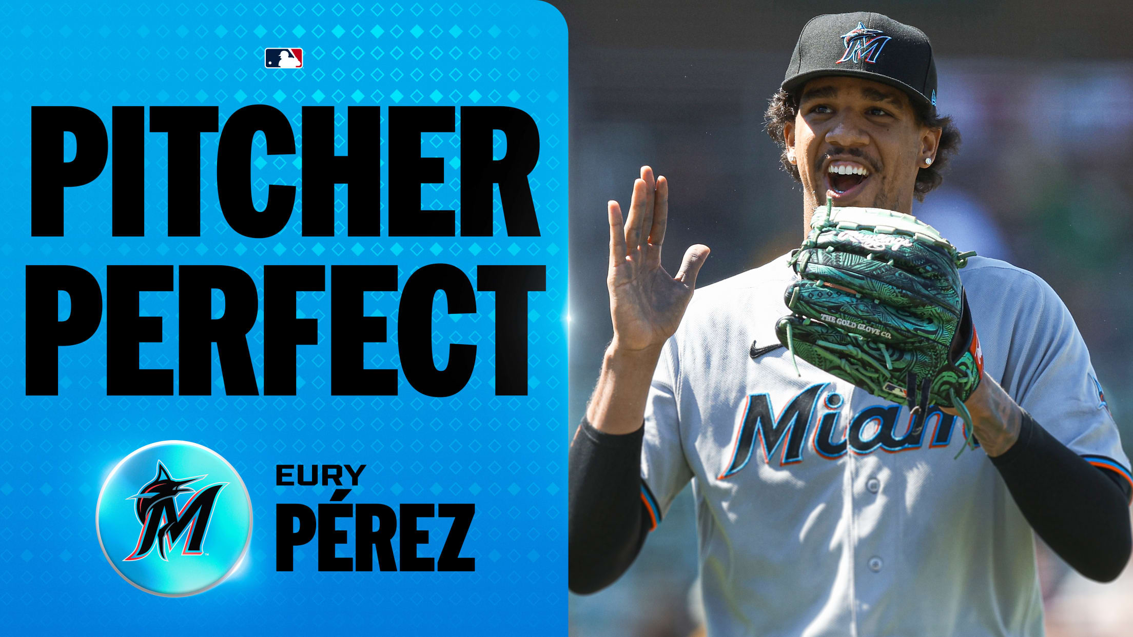 Eury Pérez twirls seven perfect innings vs. Athletics