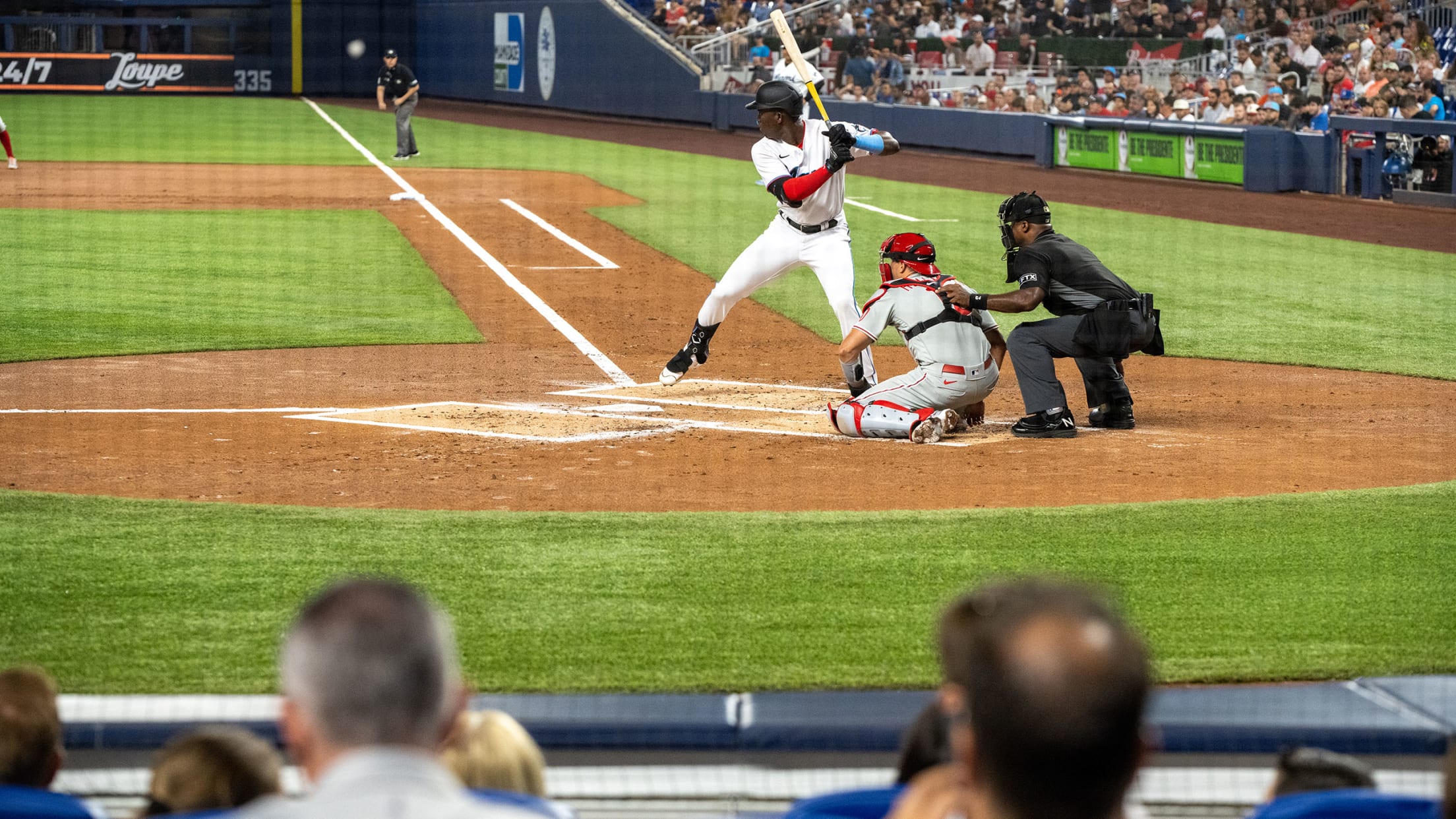 A the Miami Marlins ballpark, the Diamond Club offers taste of Miami VIP  treatment