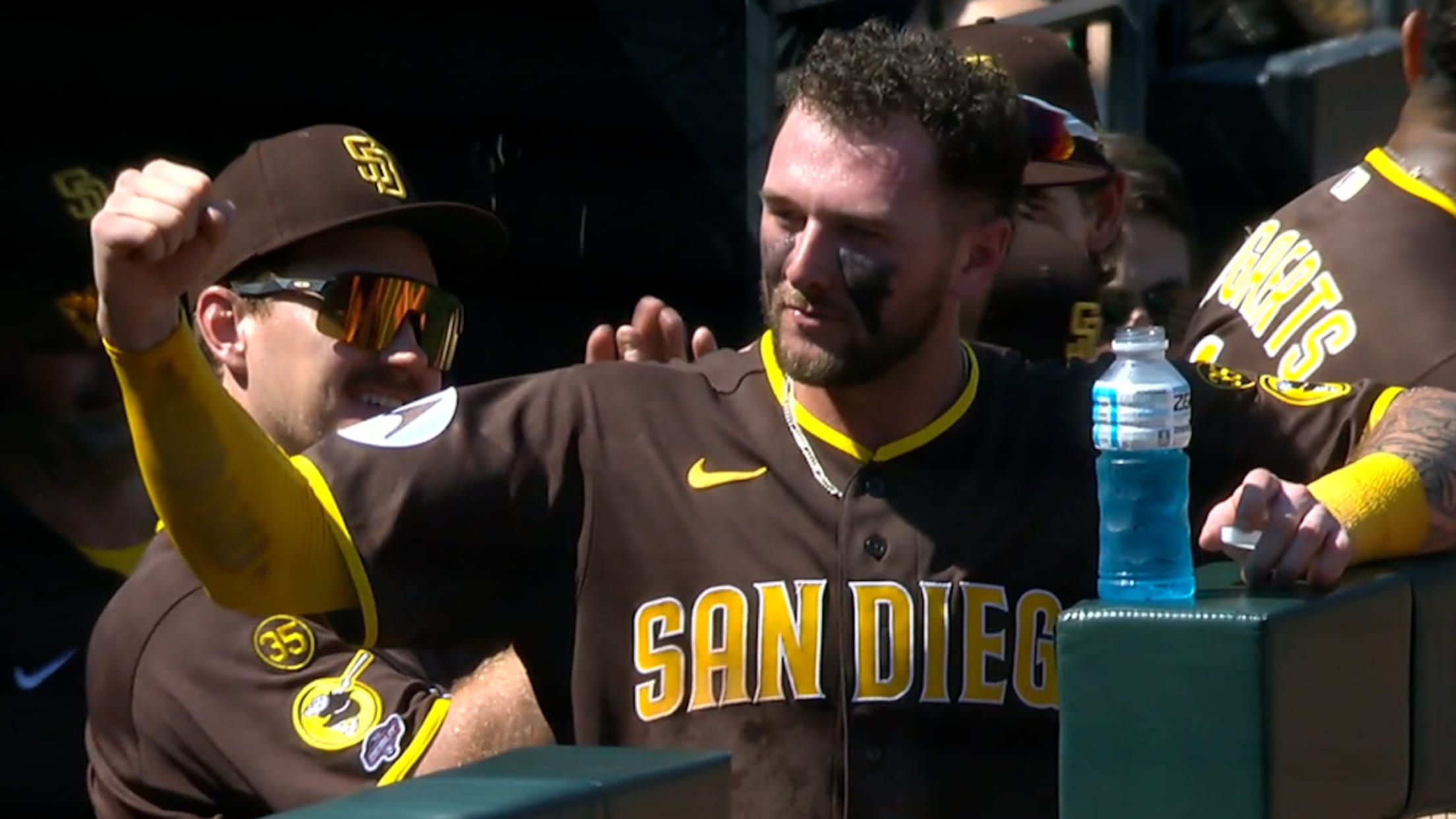Jackson Merill homers after review