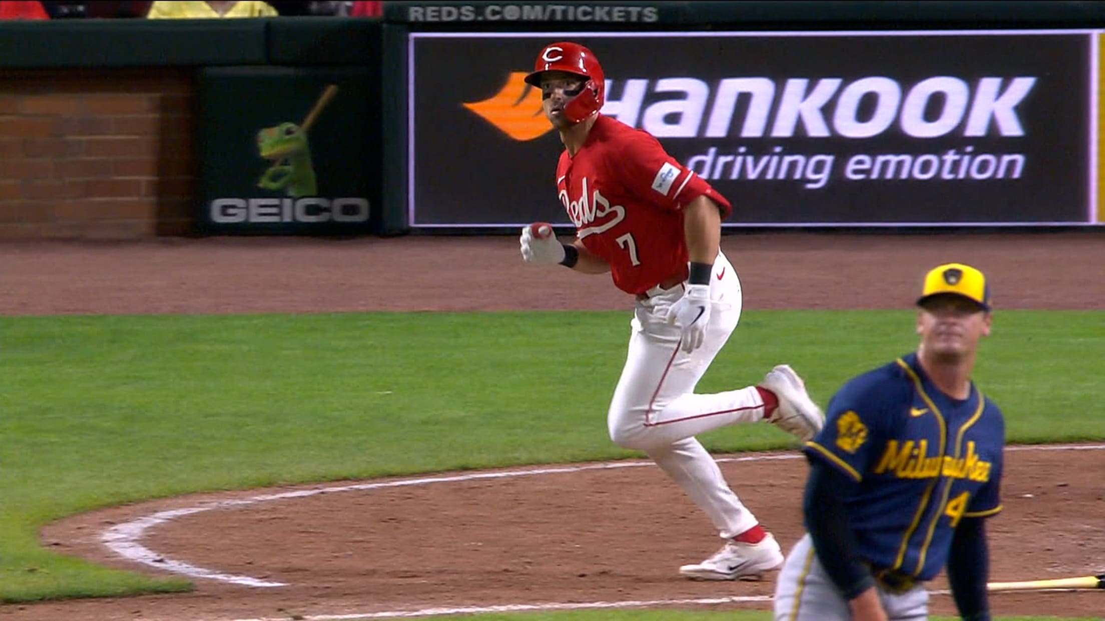 Spencer Steer's two-run homer (13)