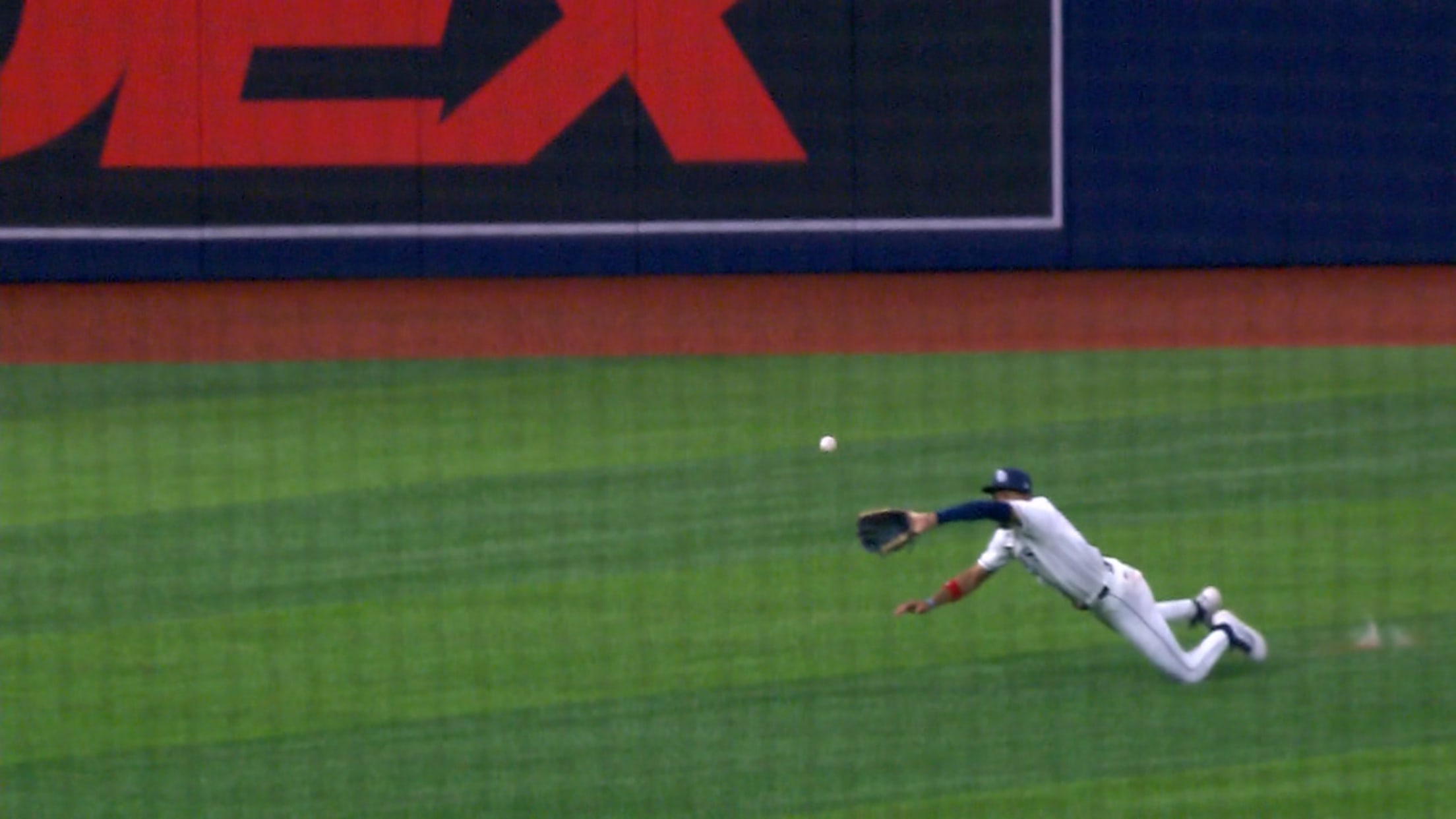 Chandler Simpson's headfirst diving catch