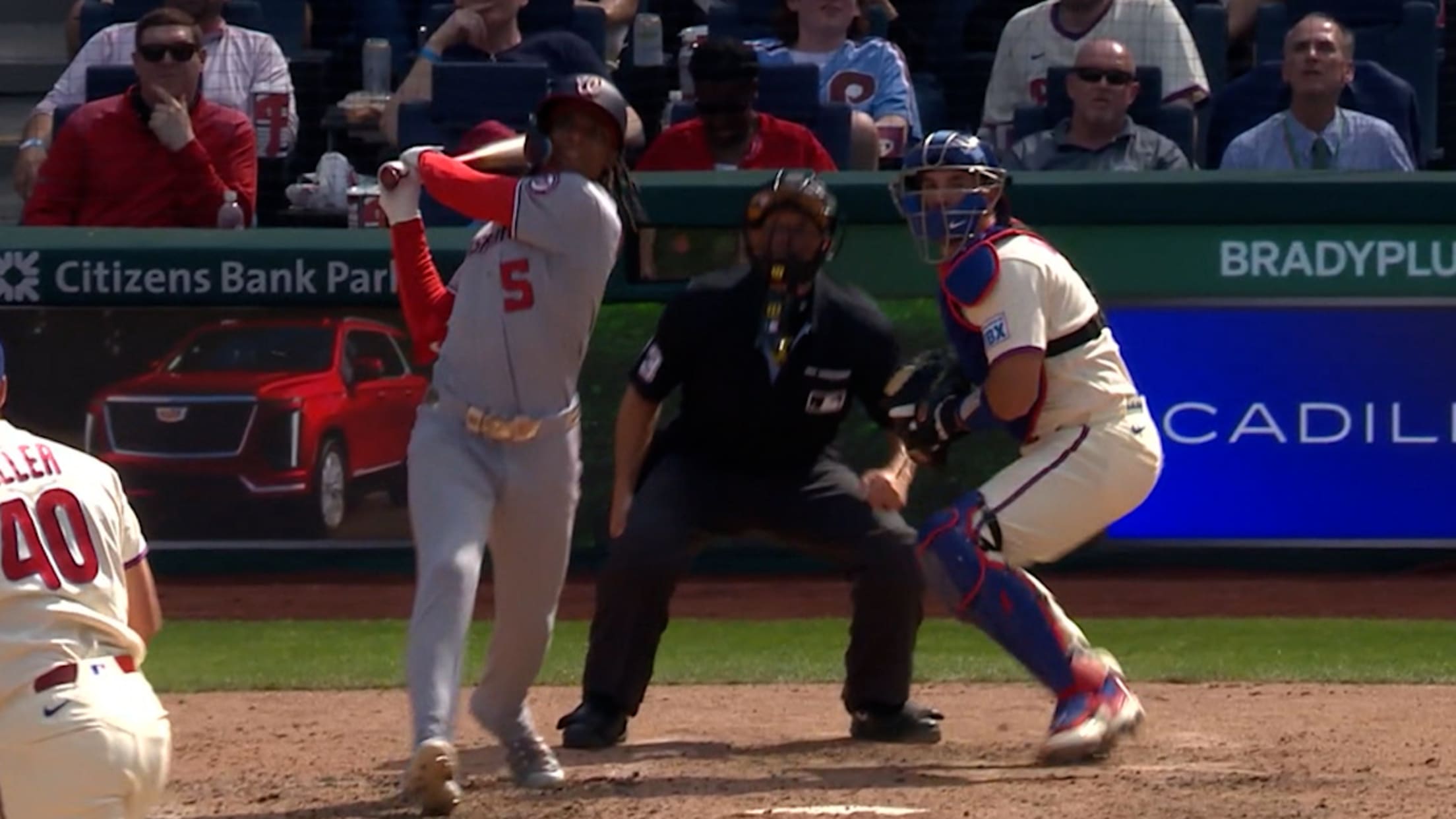 Jonrón de 3 carreras de CJ Abrams