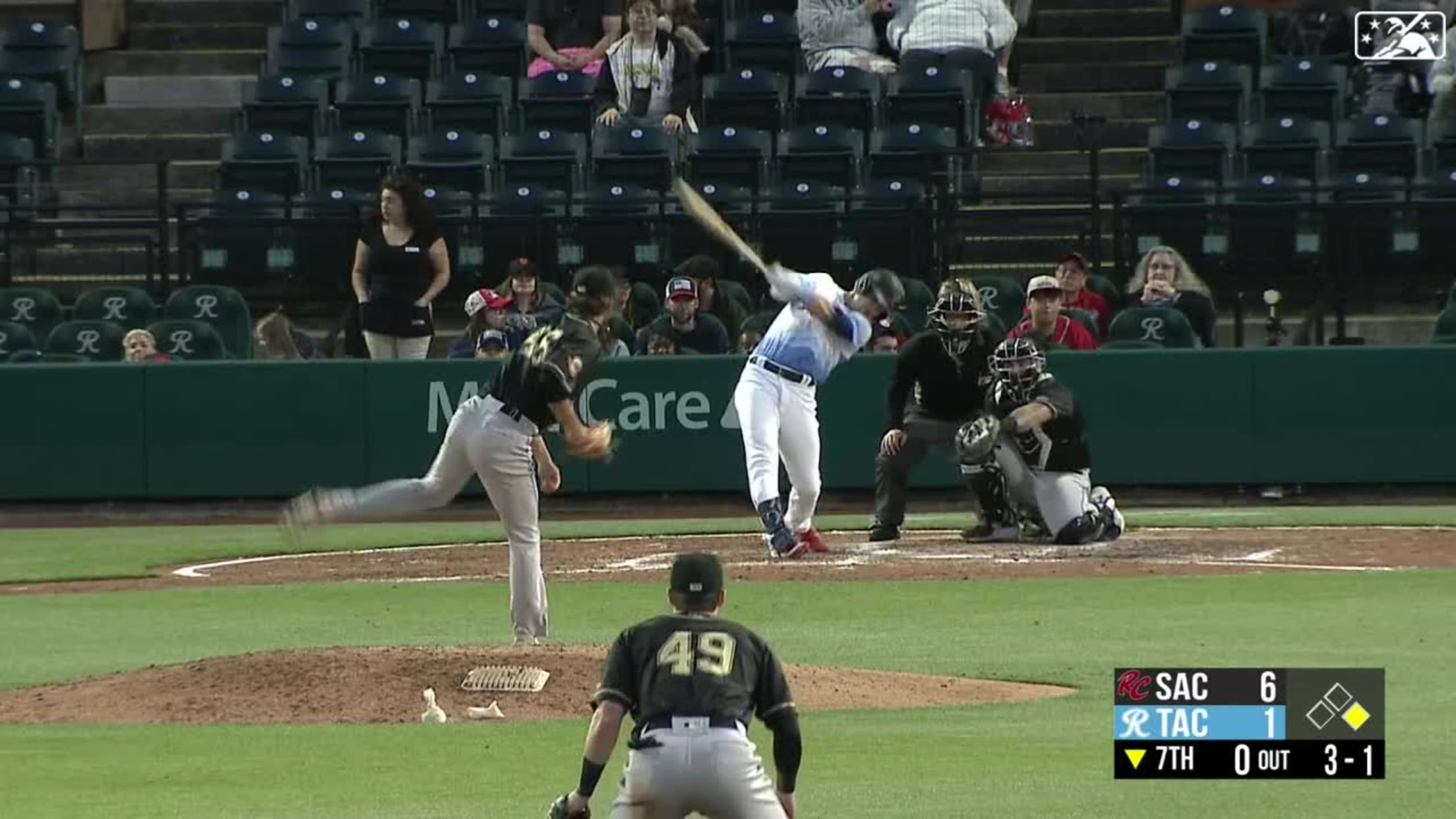 Zach DeLoach's two-run homer