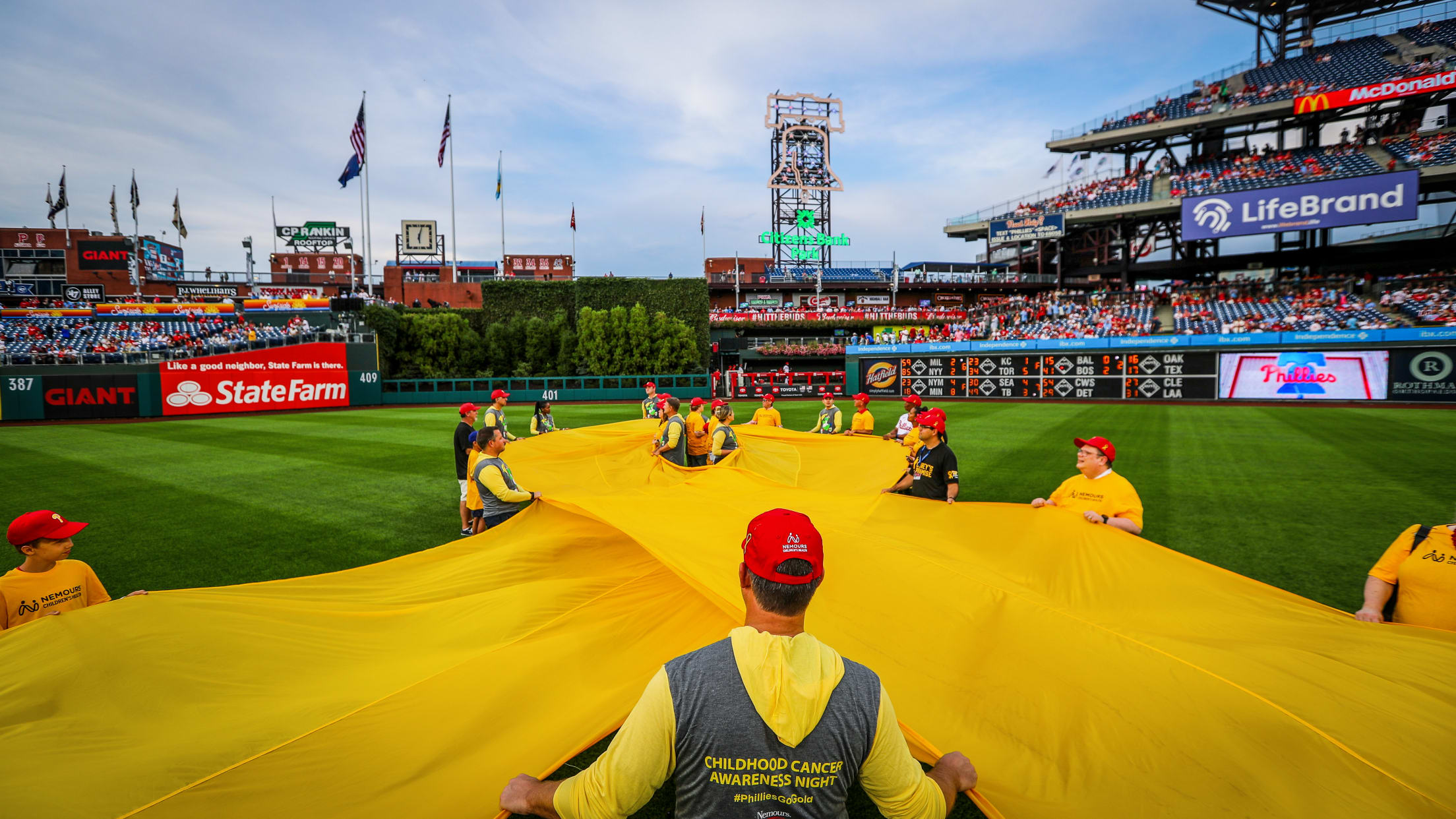 MLB Players rock Gold Jordan 12 See to support Childhood Cancer