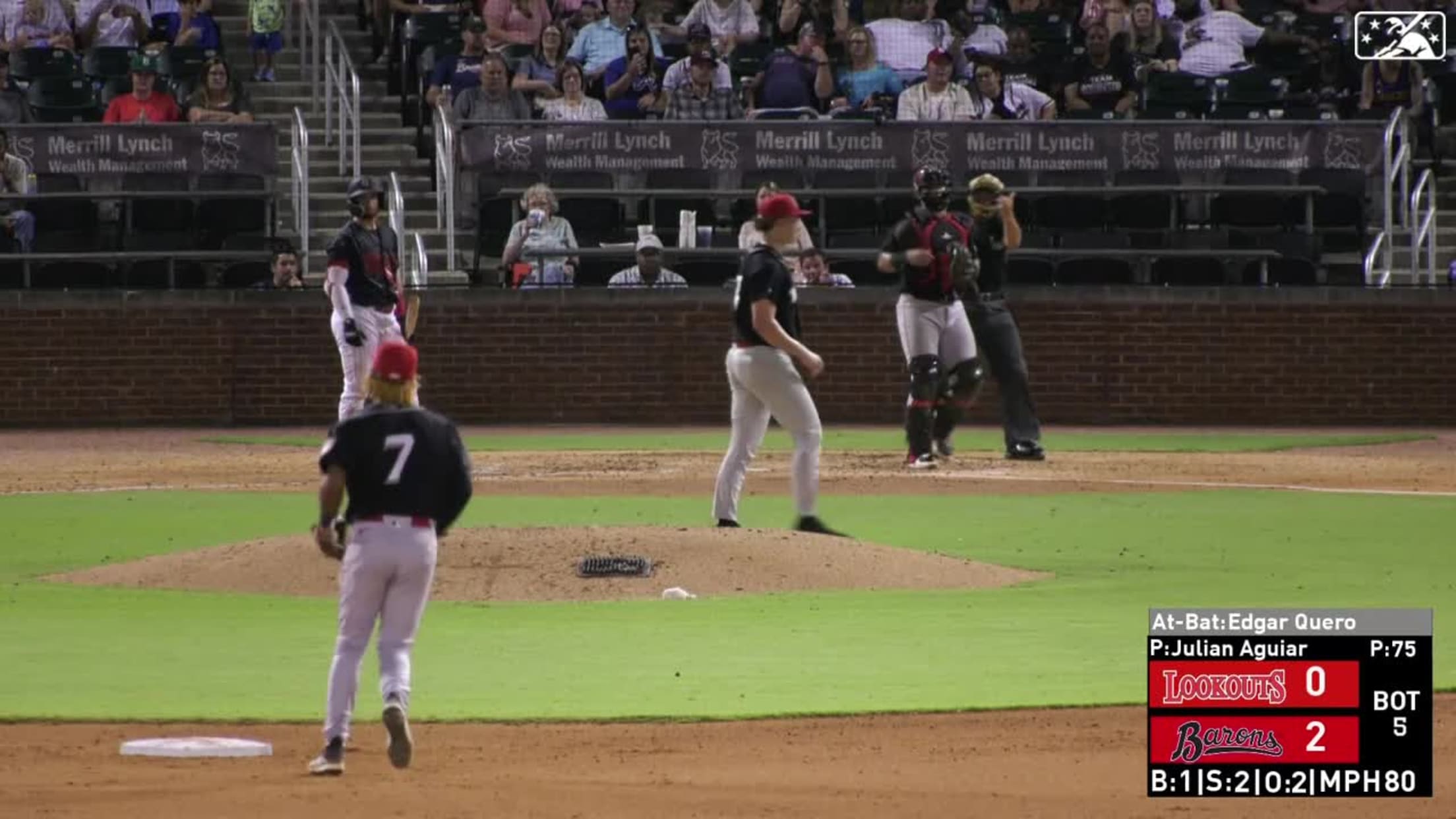 Julian Aguiar's sixth strikeout