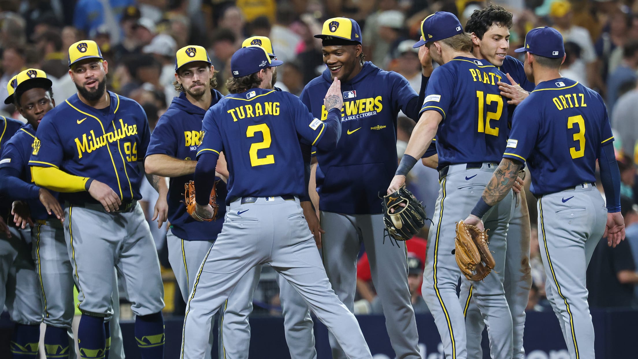 The Brewers advance to the 2026 NLCS