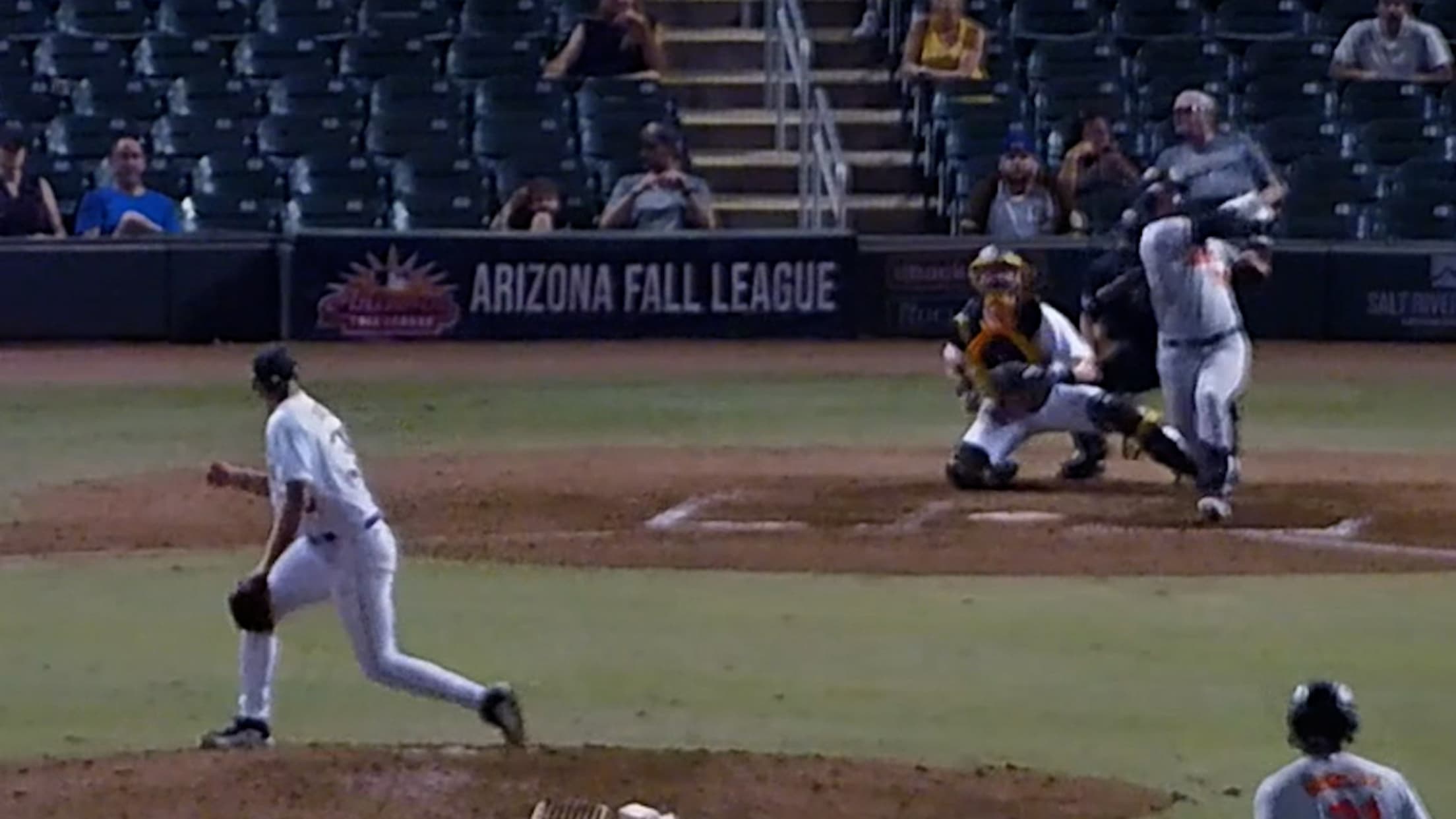 John Rhodes' two-run double