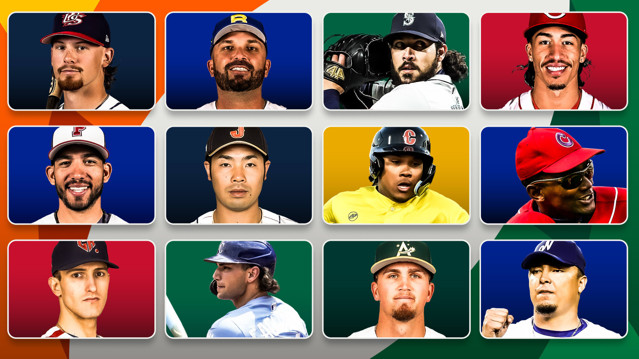 Headshots of one player for all 20 World Baseball Classic teams Headshots of one player for all 20 World Baseball Classic teams