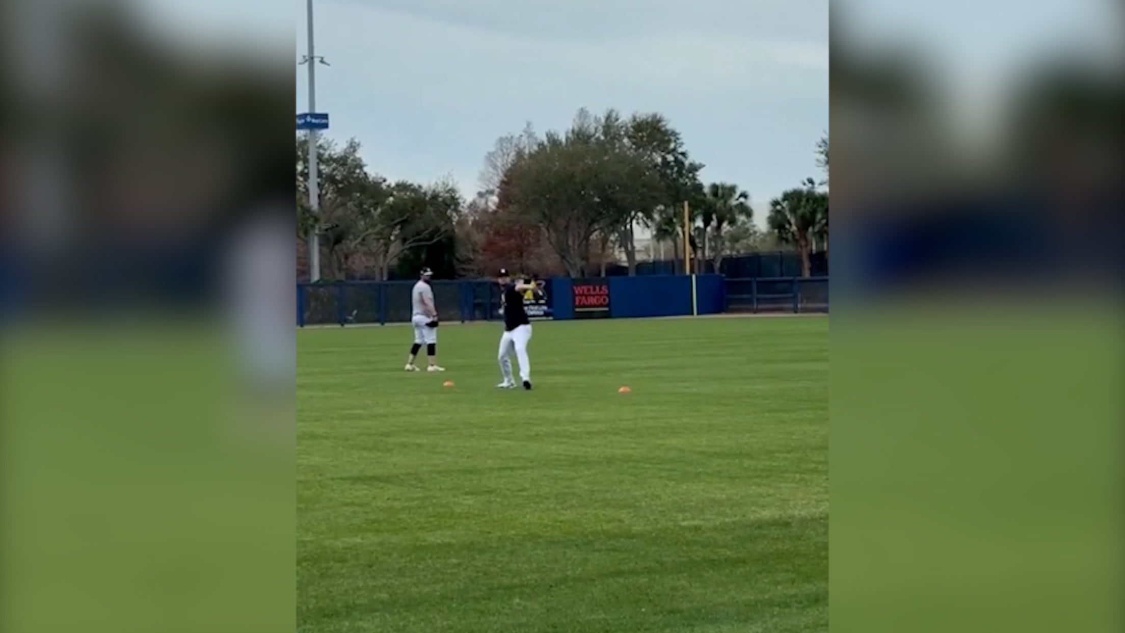 Gerrit Cole and Carlos Rodón throw at Spring Training