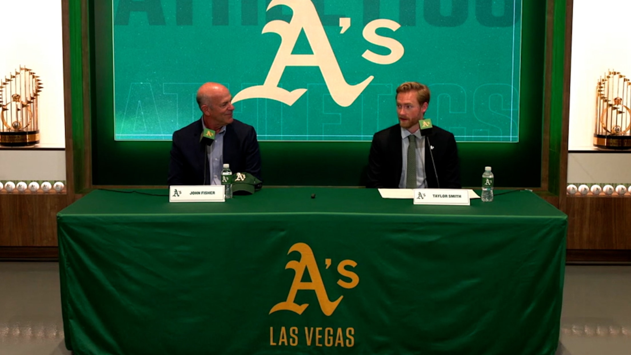 Taylor Smith introduced as A's new President