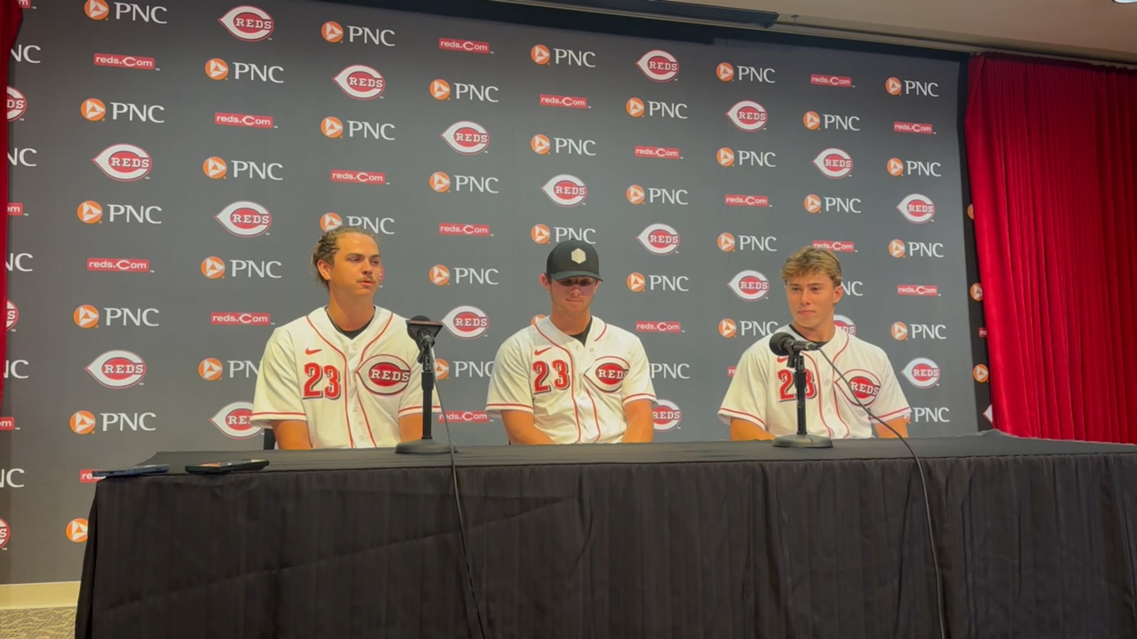 Reds' Draft picks meet the media