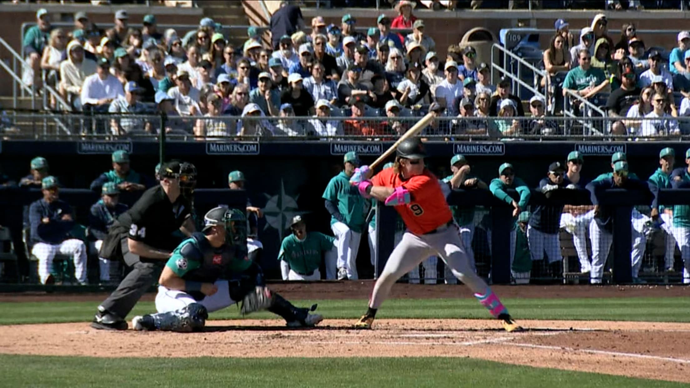 Harrison Bader's two-run double