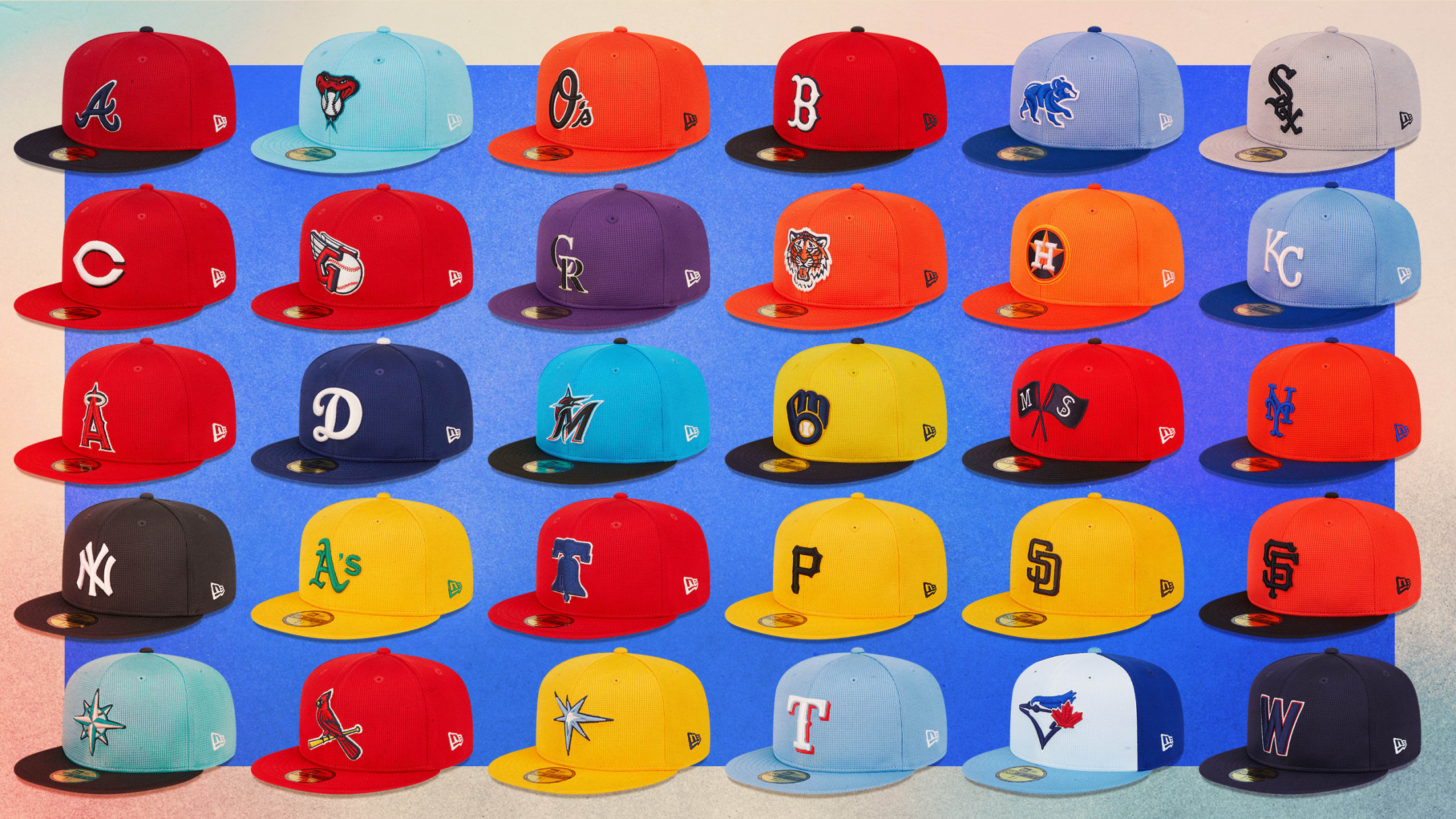 All 30 new Spring Training caps