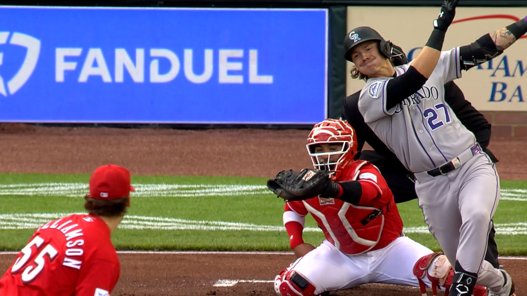 Brandon Williamson's first K of the game