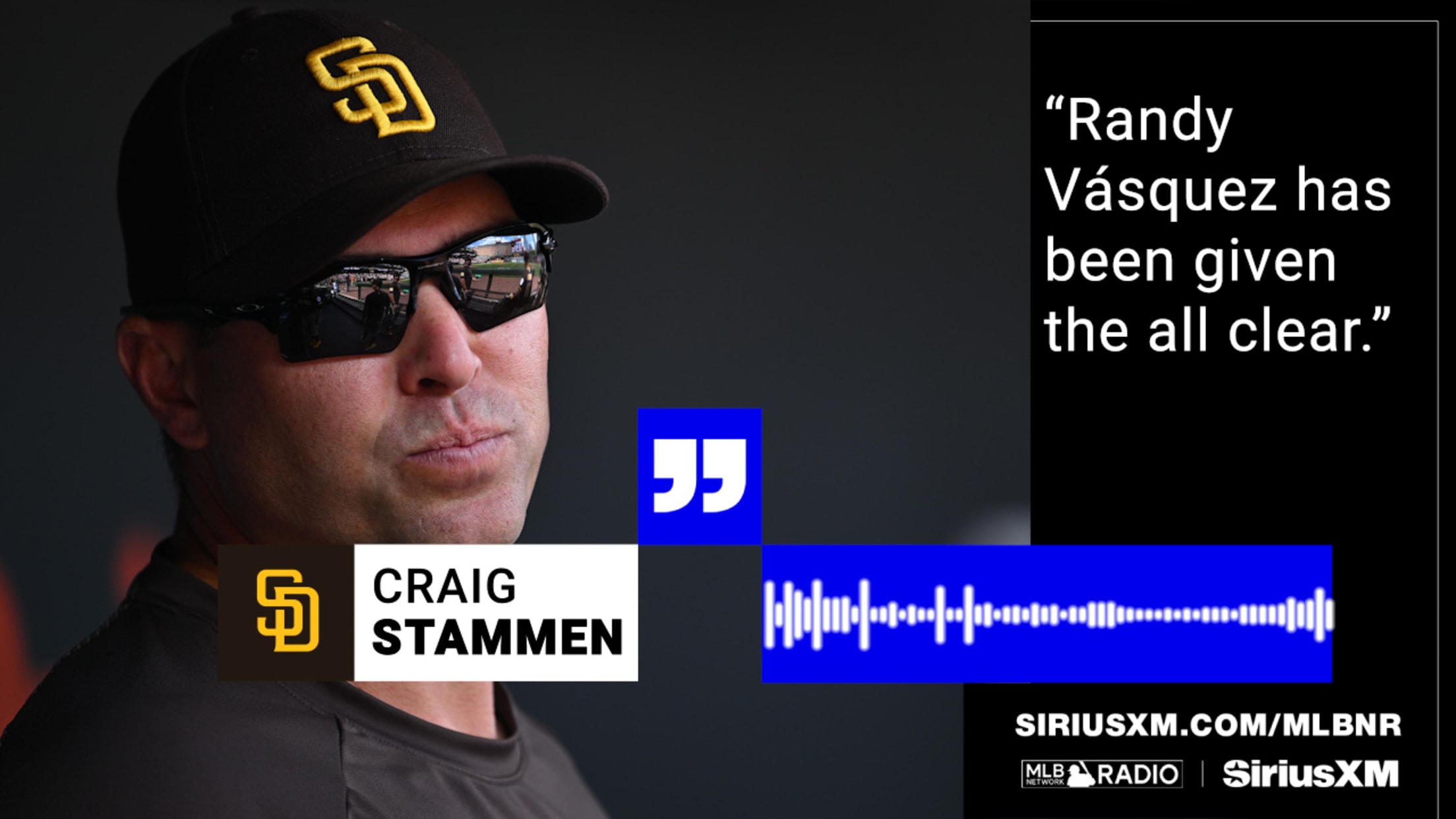 Craig Stamen on Randy Vásquez's health after fainting