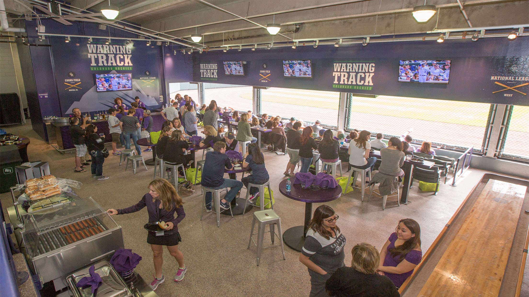 Crowds stream into Coors Field, home of the Colorado Rockies