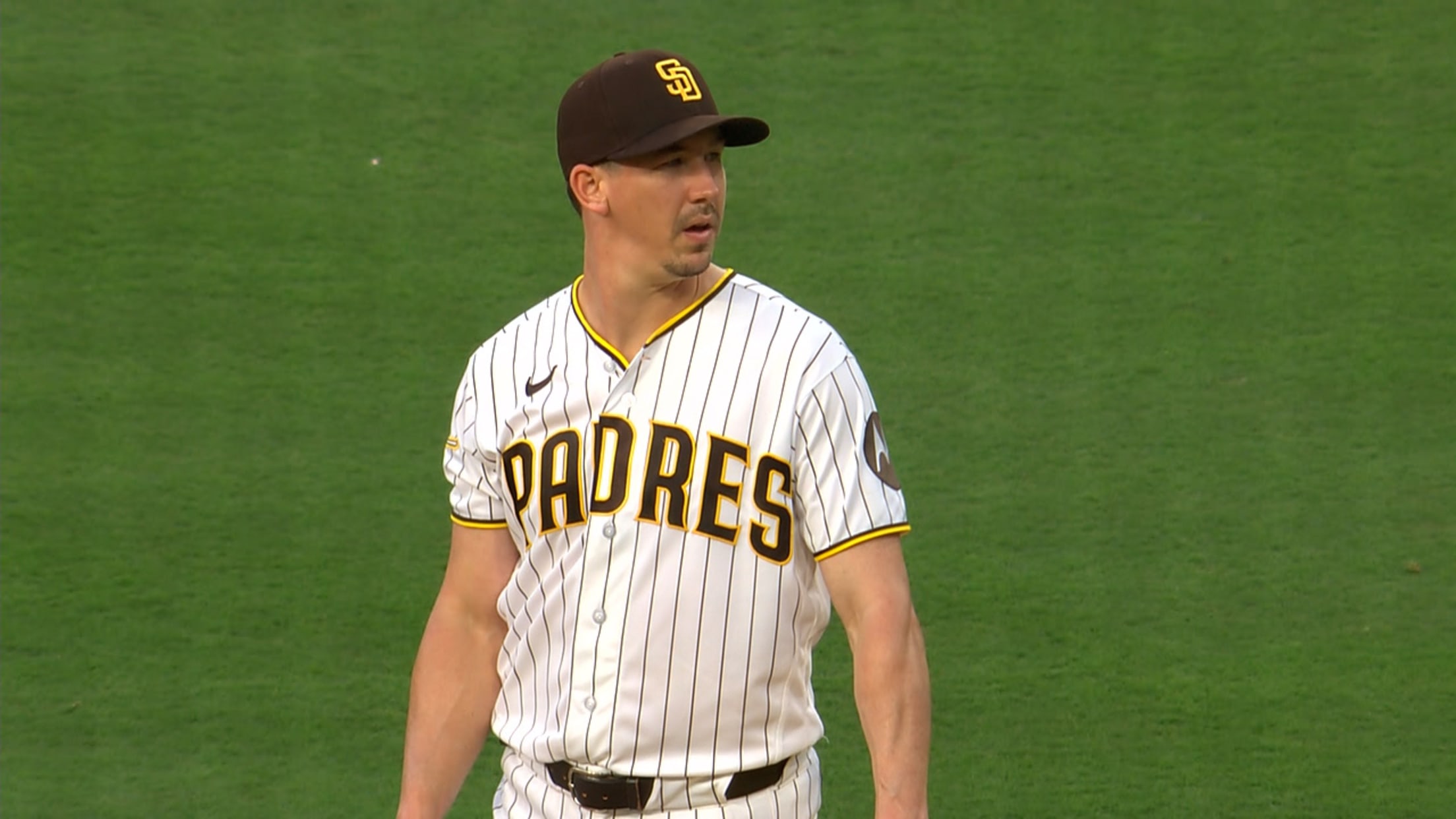 Walker Buehler poncha a Christian Yelich