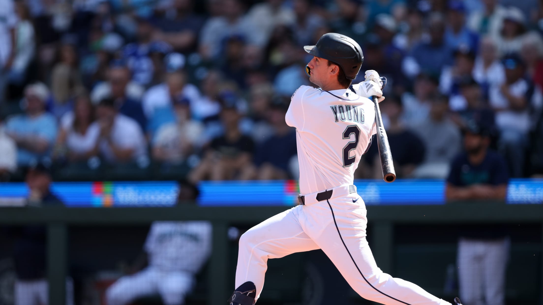 Cole Young's two-run double