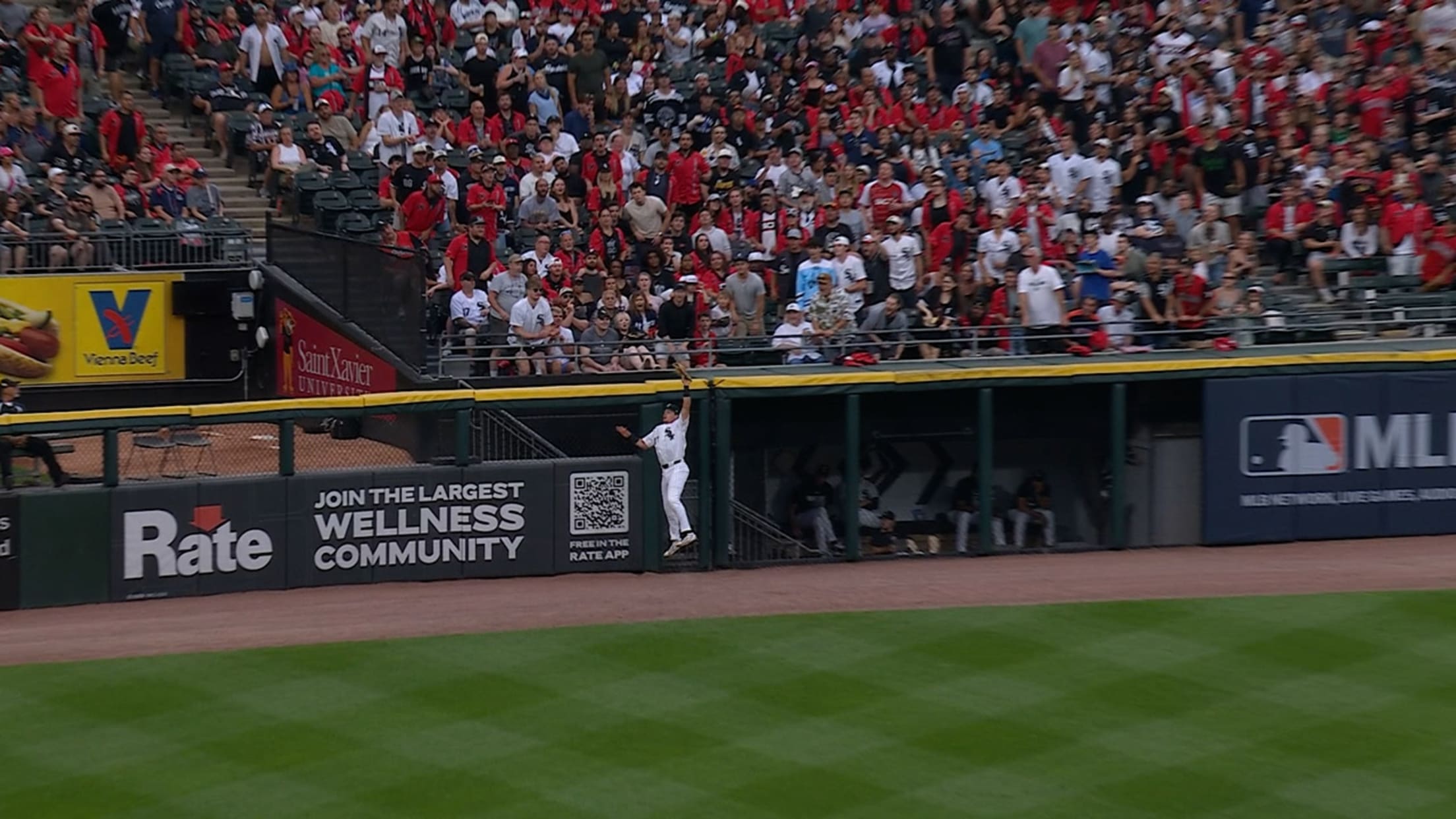 Sam Antonacci's leaping grab