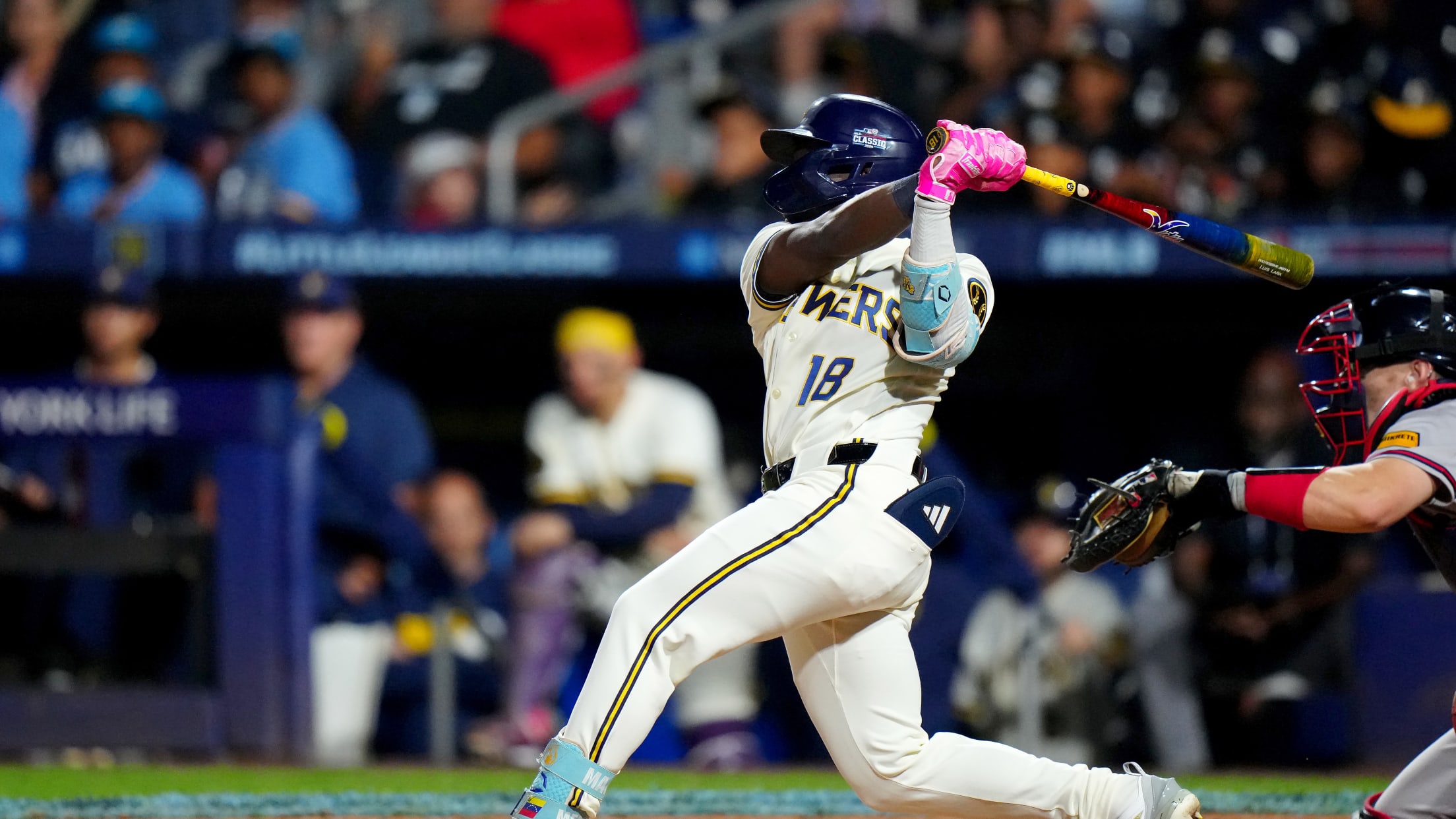 Luis Lara's RBI triple