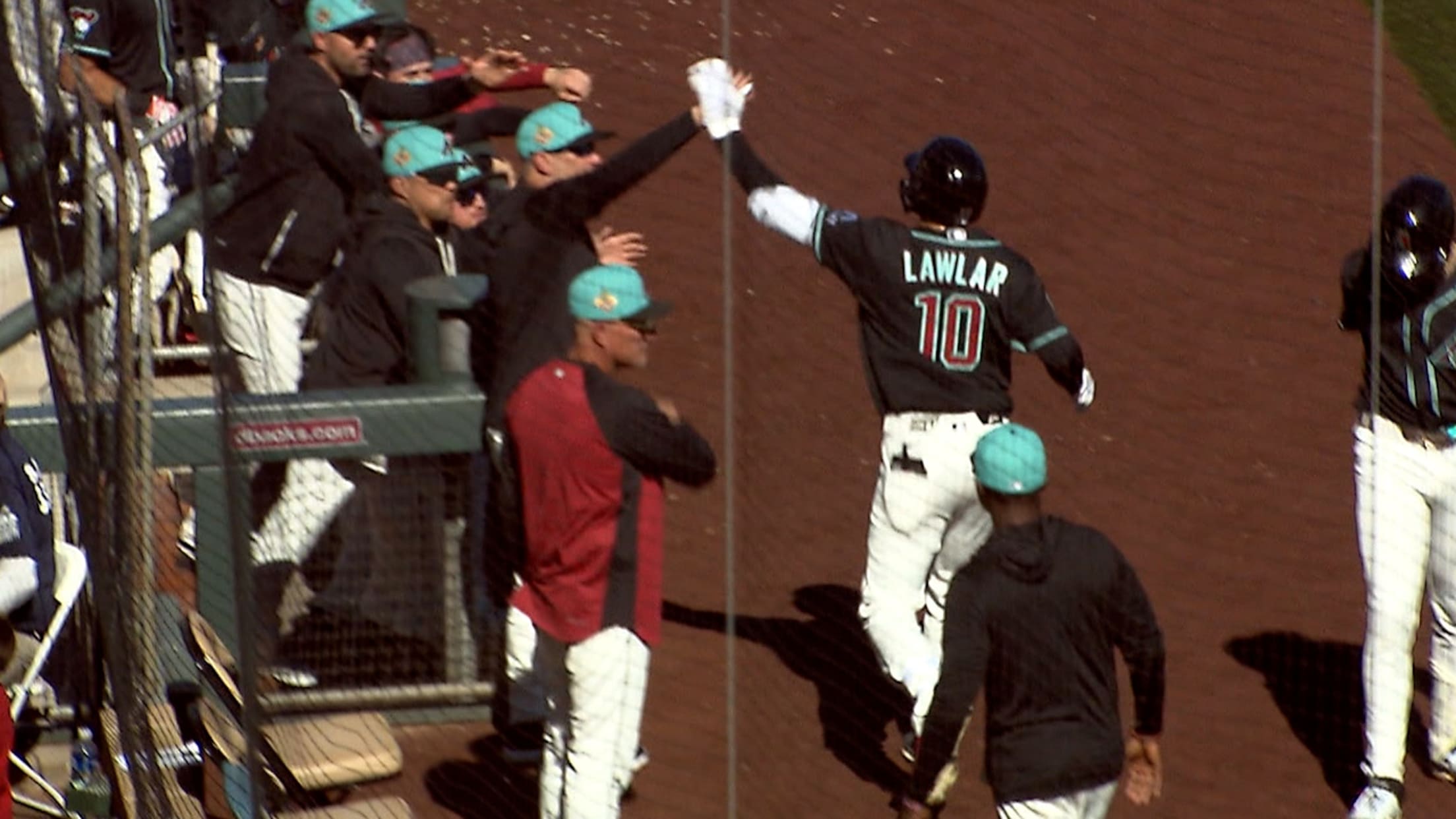 Jordan Lawlar's first home run of spring
