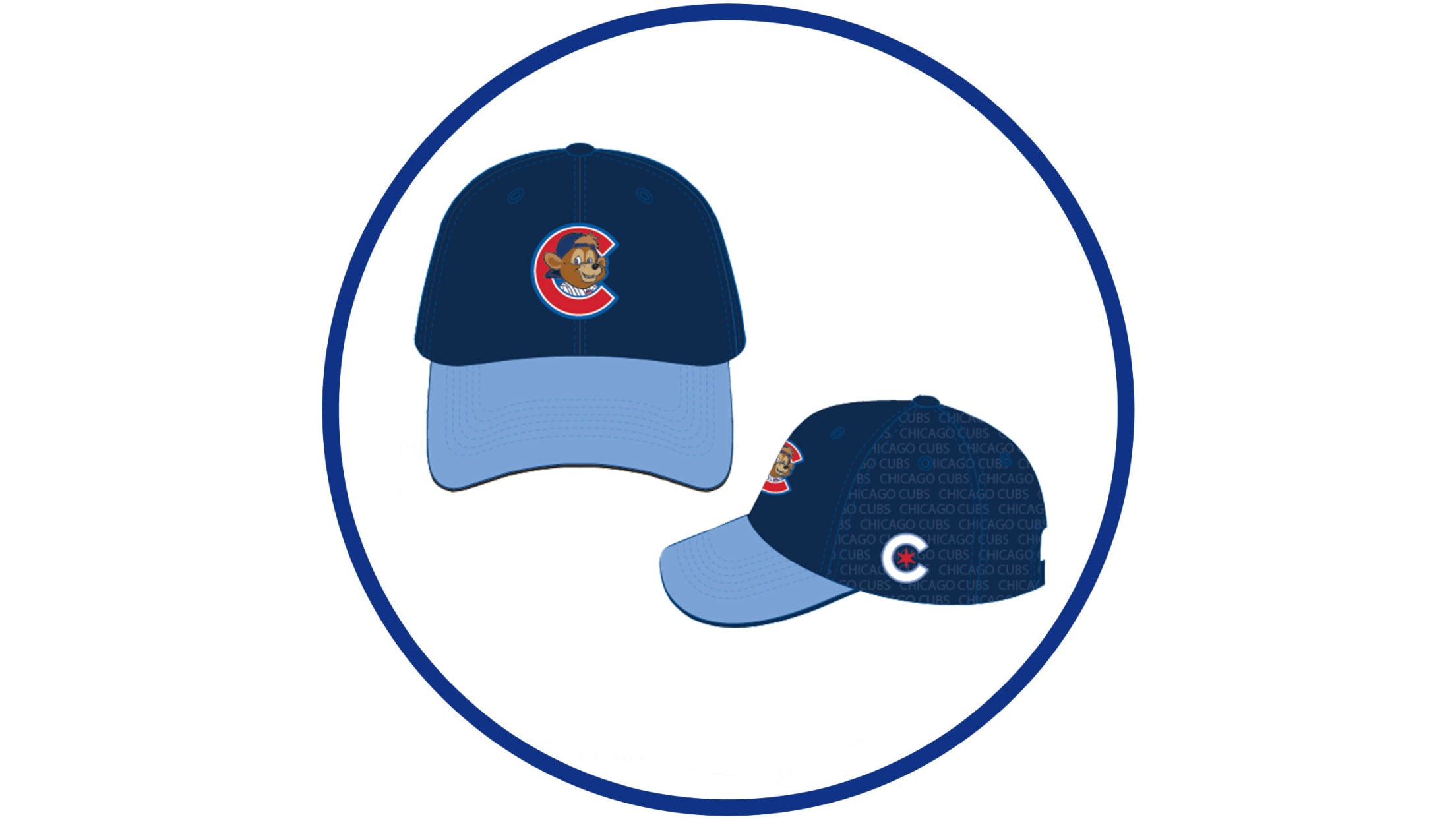 Chicago Cubs Men's Royal Bullseye Crewneck Sweatshirt - Clark