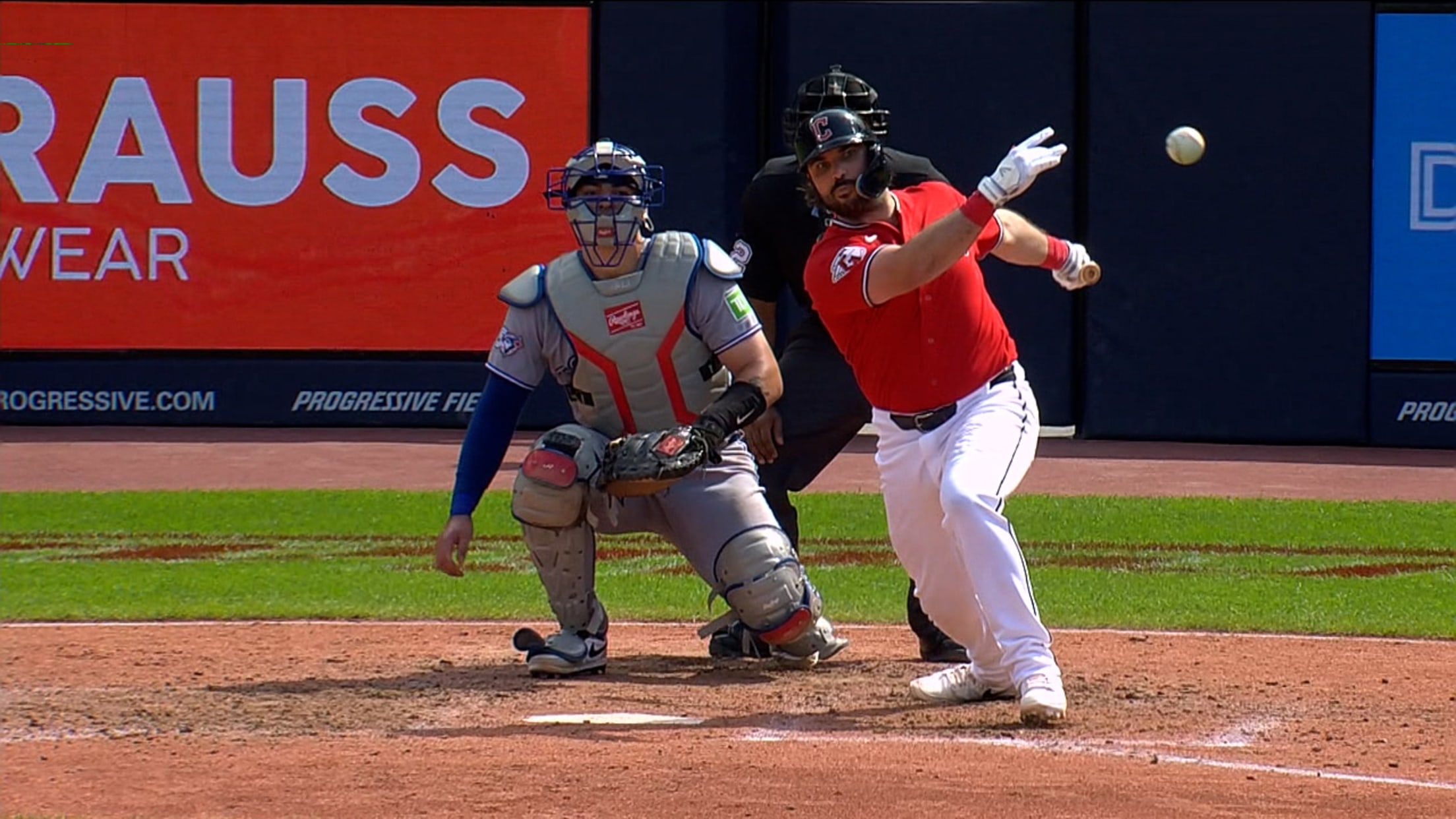 Austin Hedges' two-run base hit