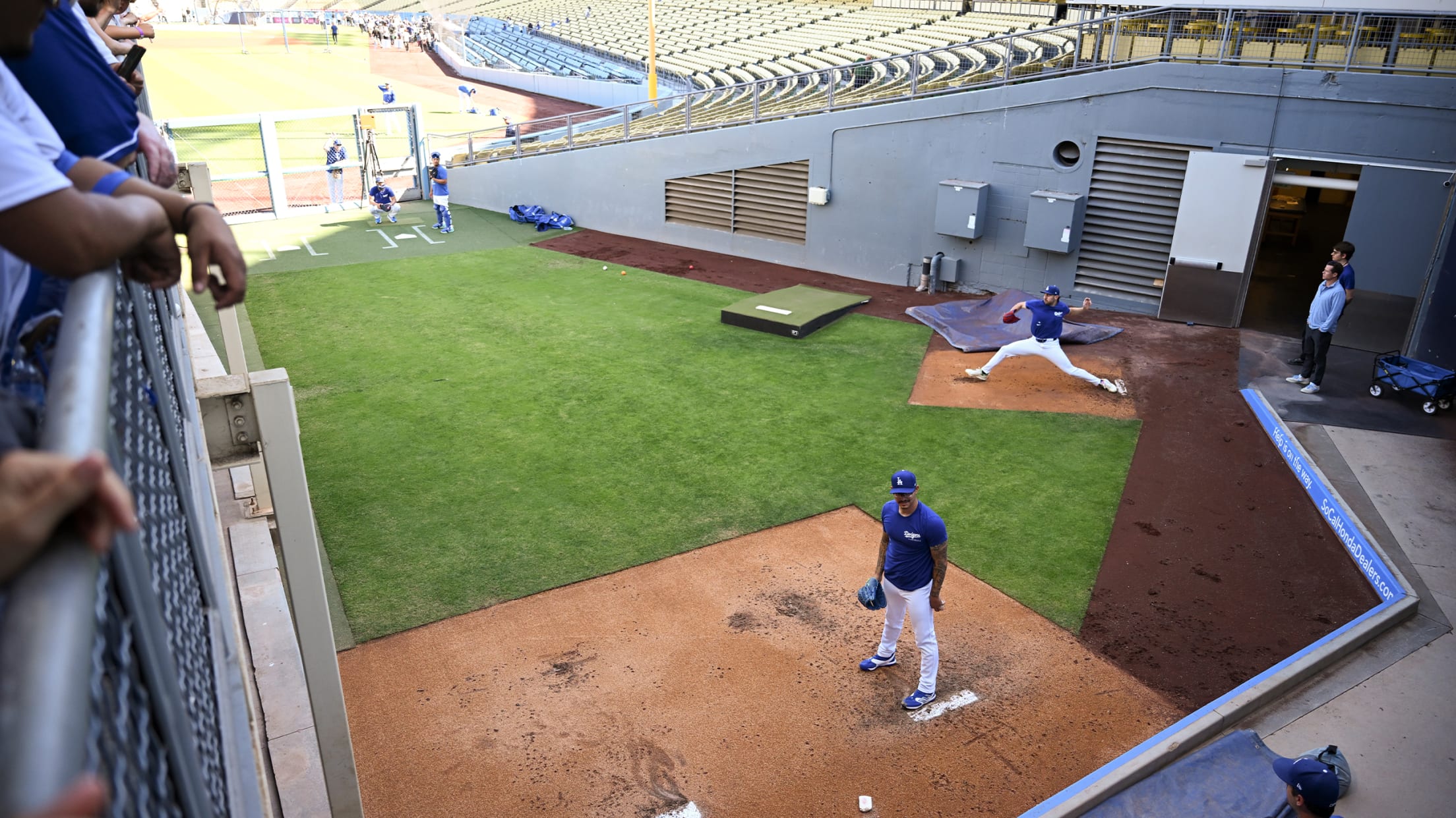 Dodgers Bullpen at Dodger Stadium | Los Angeles Dodgers