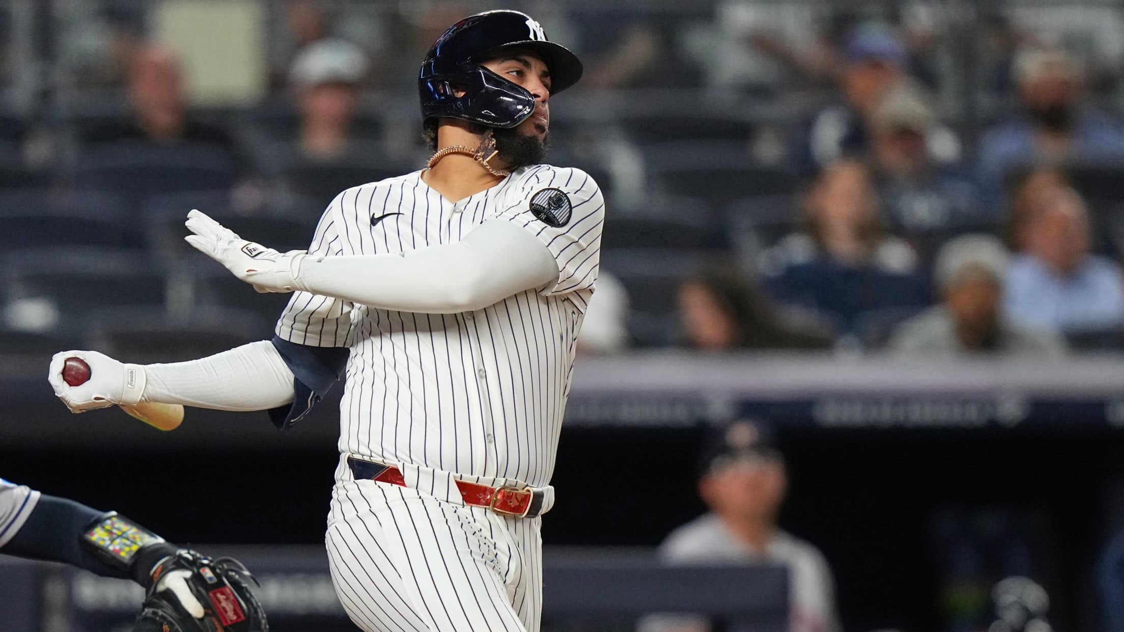 Luis García Jr.'s four-hit, three-RBI game