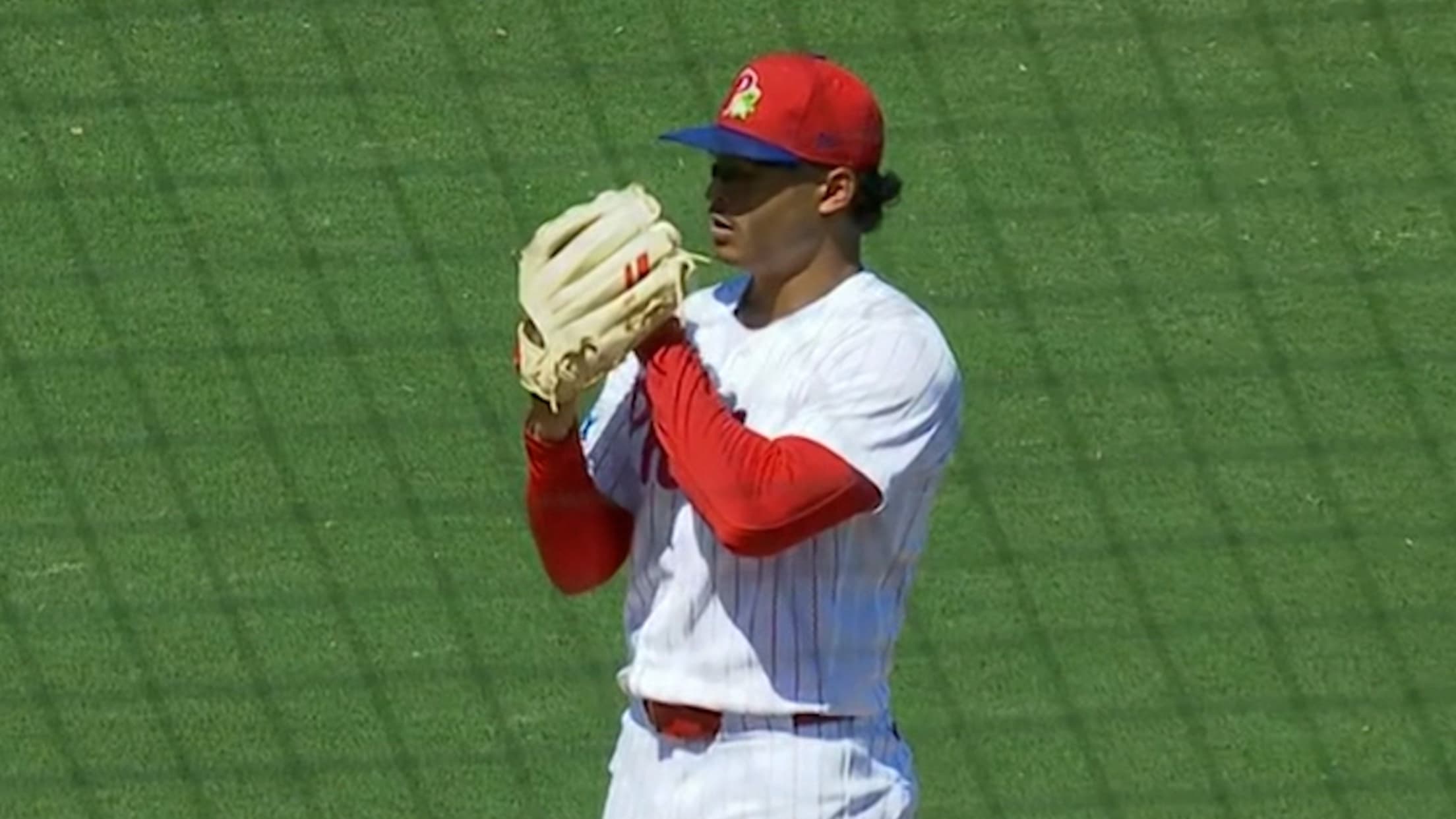 Jesús Luzardo's five strikeouts