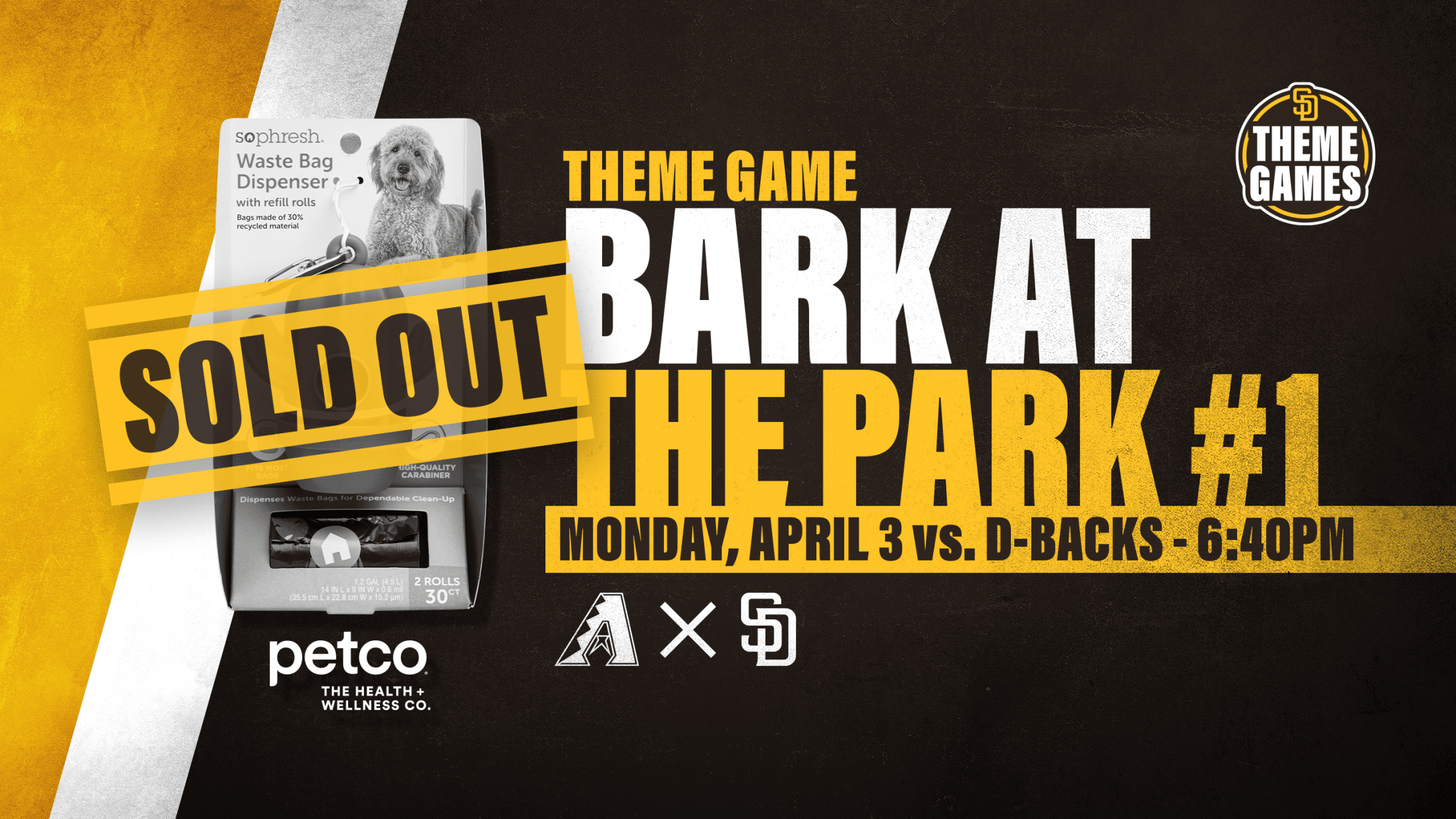 Theme Game Bark at the Park San Diego Padres