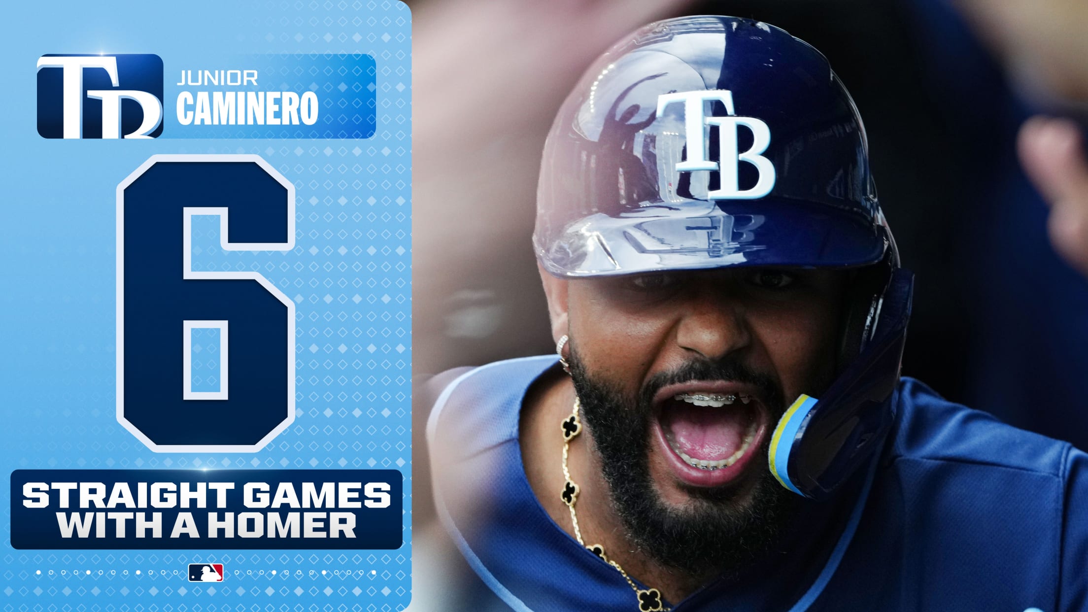 Junior Caminero homers in SIXTH-STRAIGHT GAME! (24)