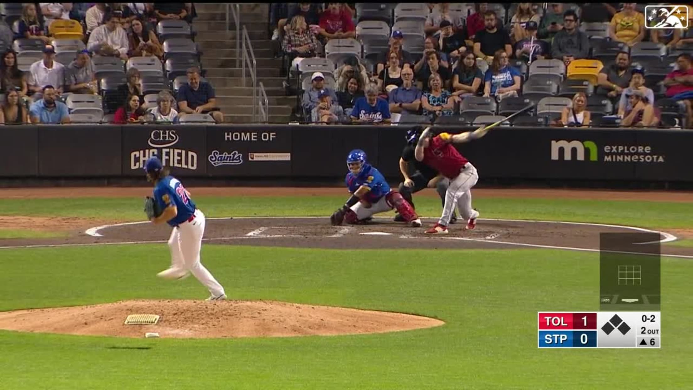 Randy Dobnak's seventh strikeout