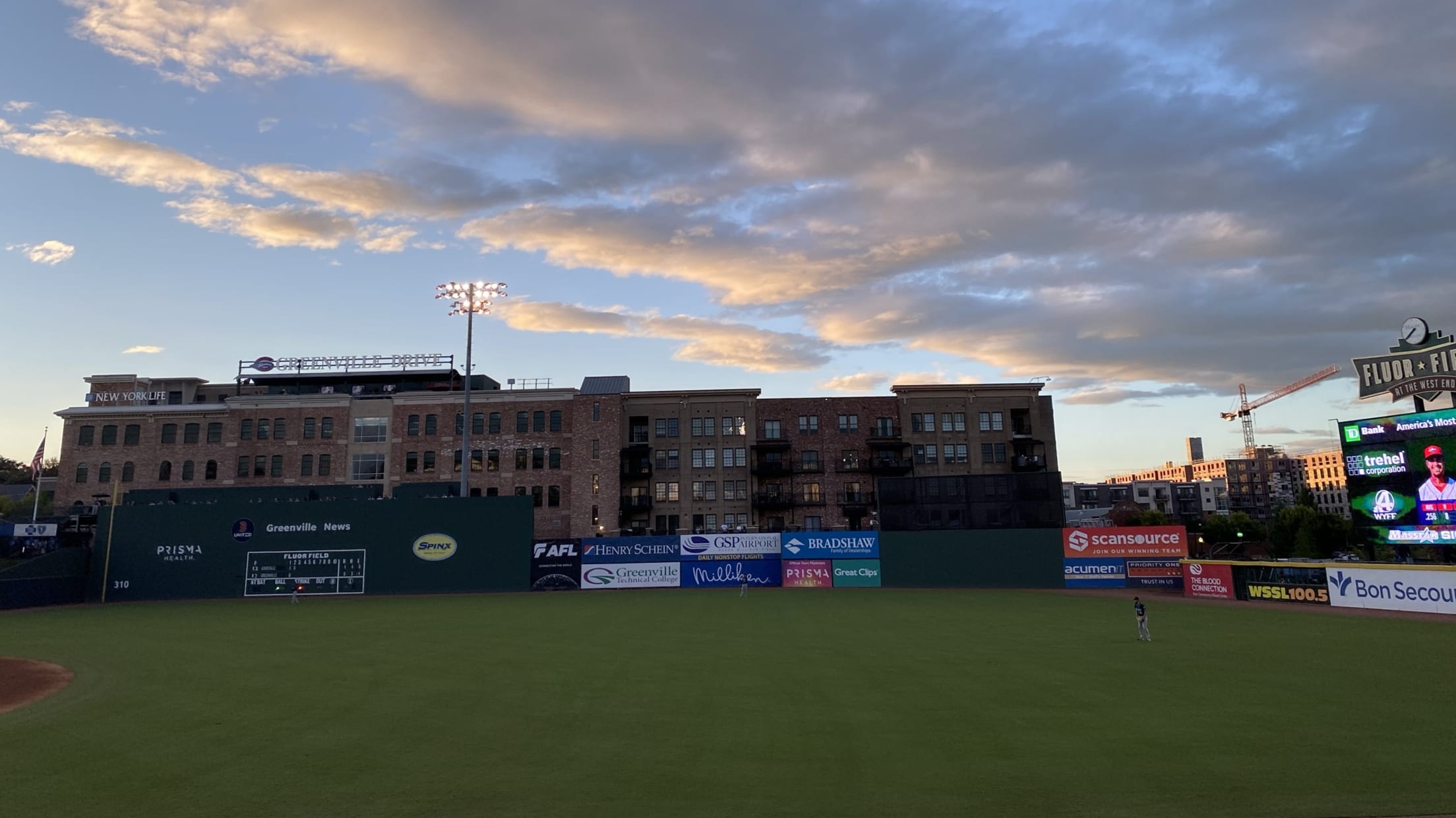 Fluor Field's green monster