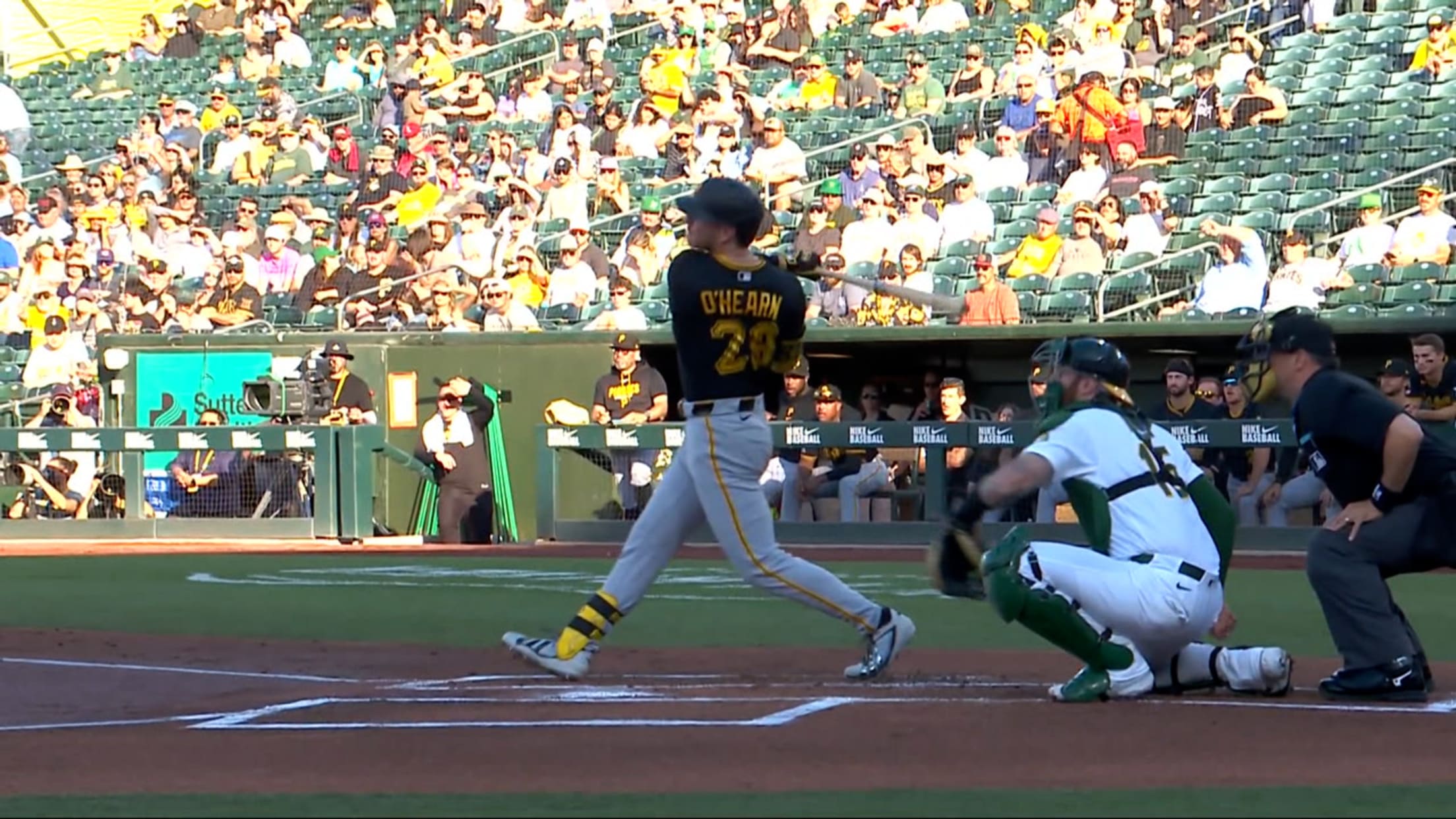 Ryan O'Hearn pega 3 hits y empuja 6 carreras 