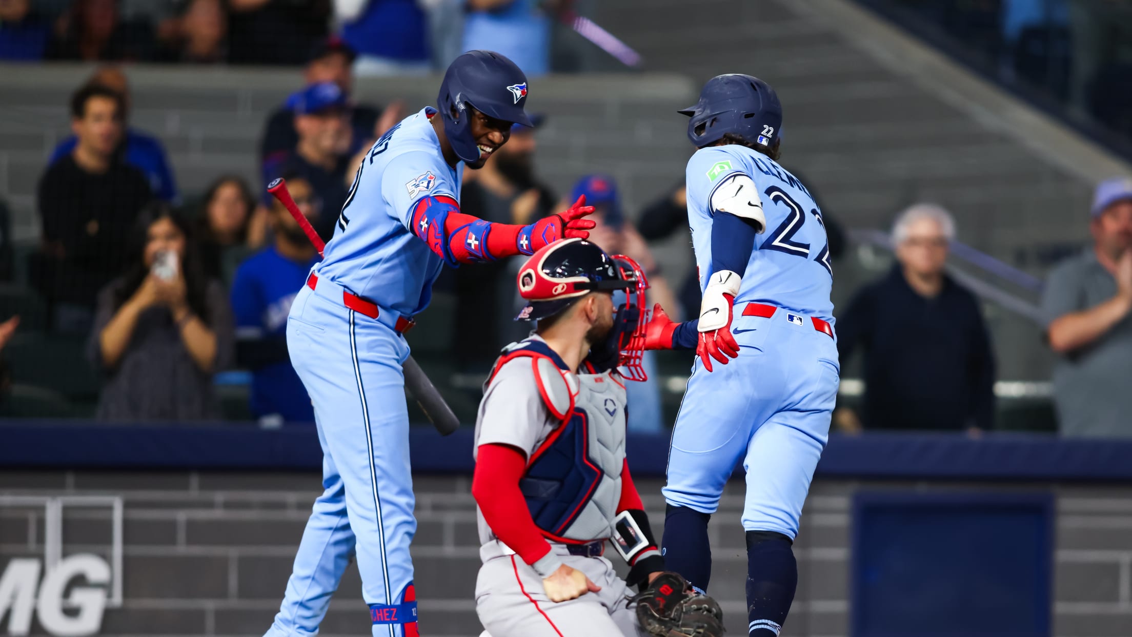 Ernie Clement's first homer of 2026