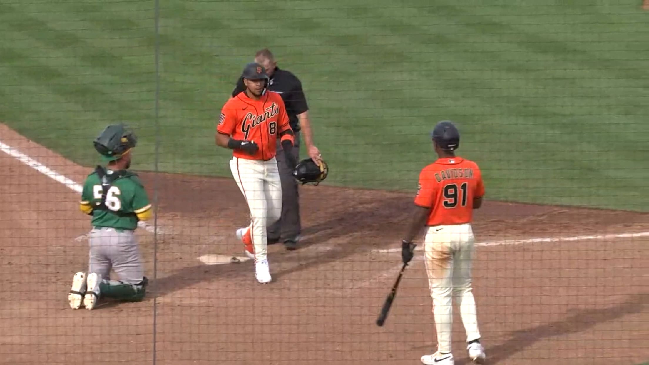 Victor Bericoto's solo home run