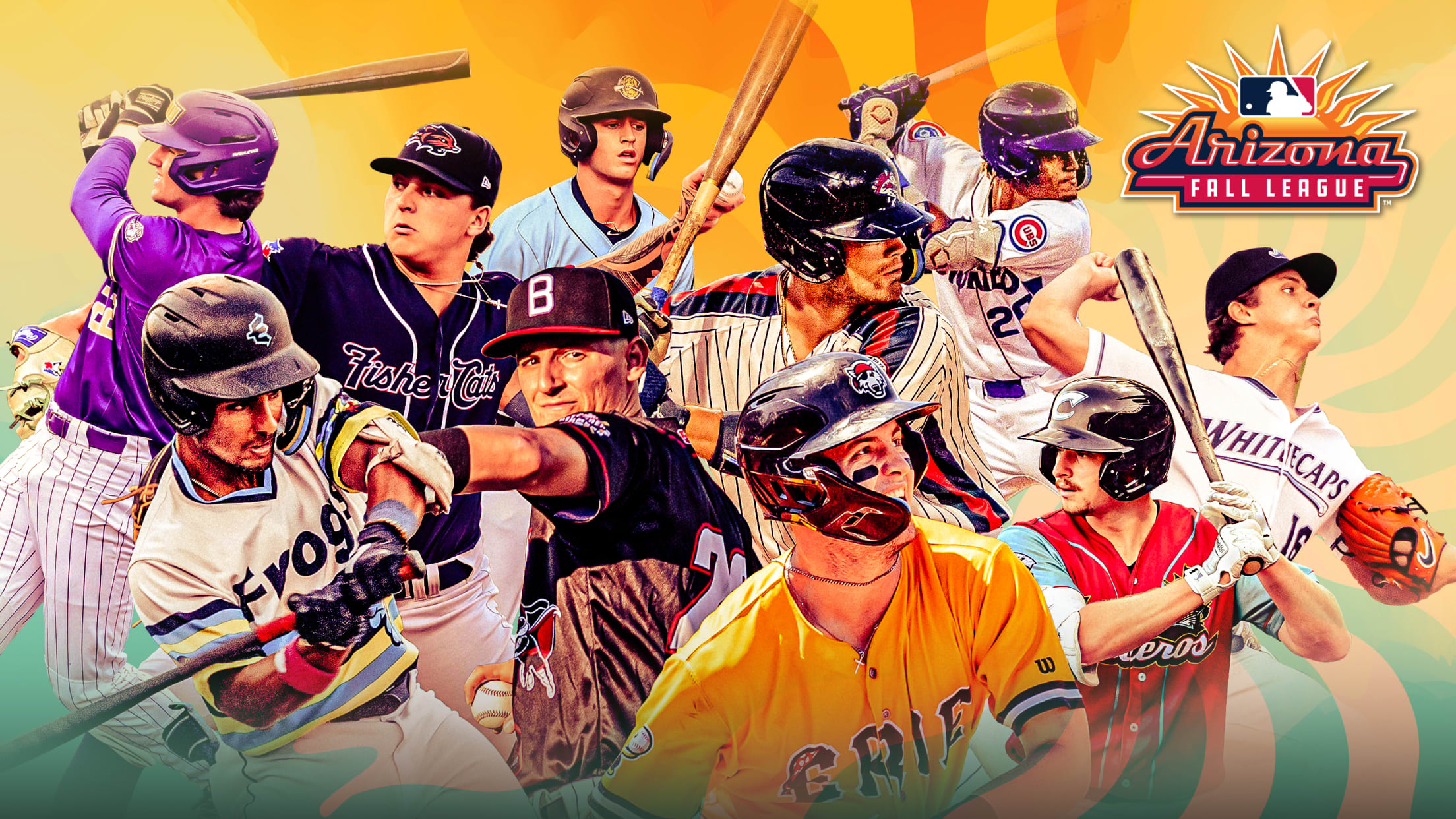 A photo illustration of 10 top prospects